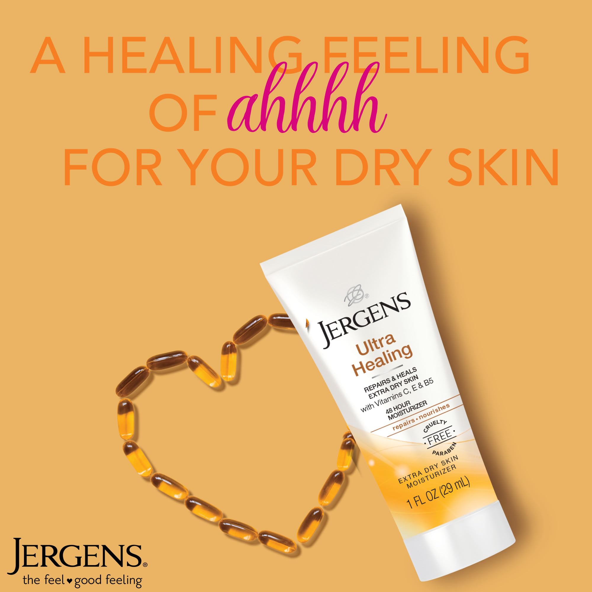 Foto 2 | Crema Hidratante Jergens Ultra Healing Dry Skin 30 Ml (paquete De 24) - Venta Internacional.