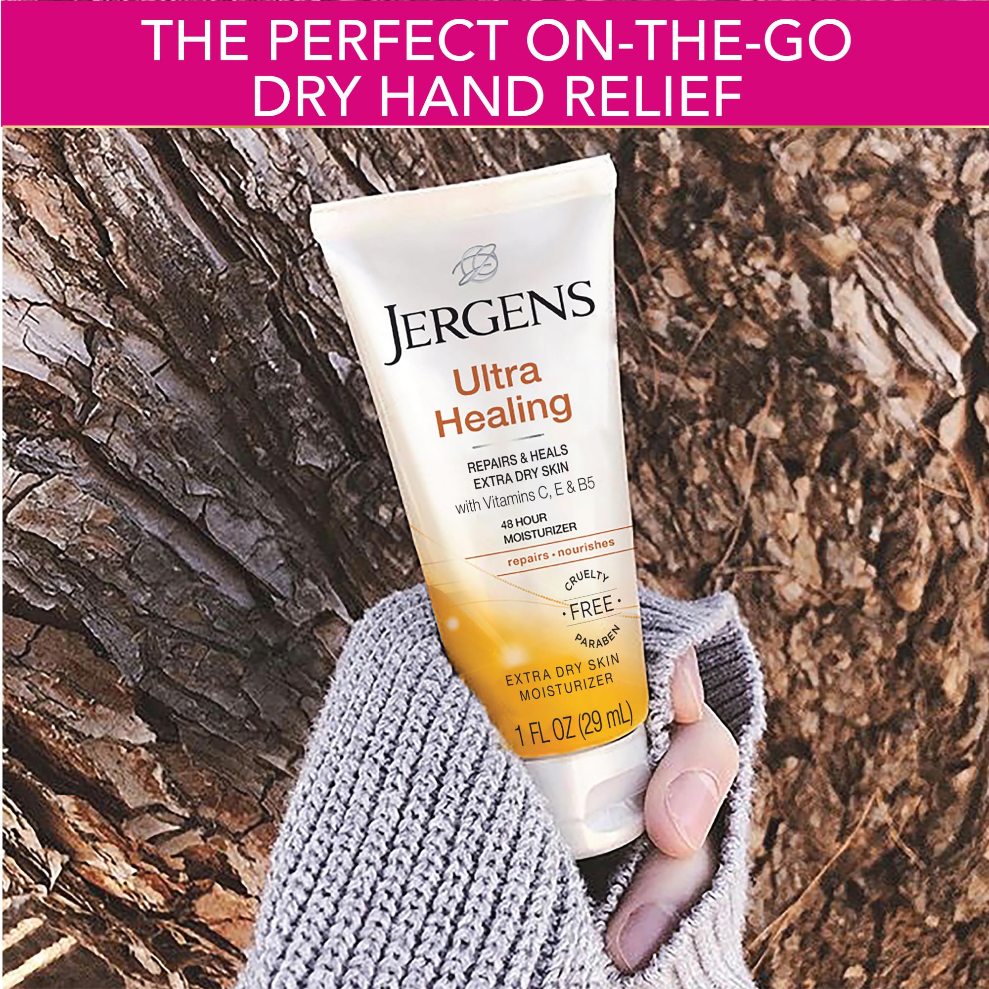 Foto 4 pulgar | Crema Hidratante Jergens Ultra Healing Dry Skin 30 Ml (paquete De 24) - Venta Internacional.