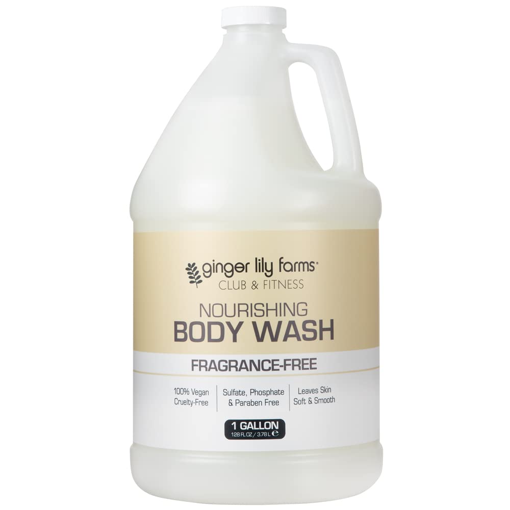 Gel De Baño Ginger Lily Farms Club & Fitness 3,8 L Vegano - Venta Internacional.
