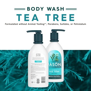 Foto 2 | Gel De Baño Jason Tea Tree Purifier 900 Ml Con Vitamina E Y Aloe - Venta Internacional.