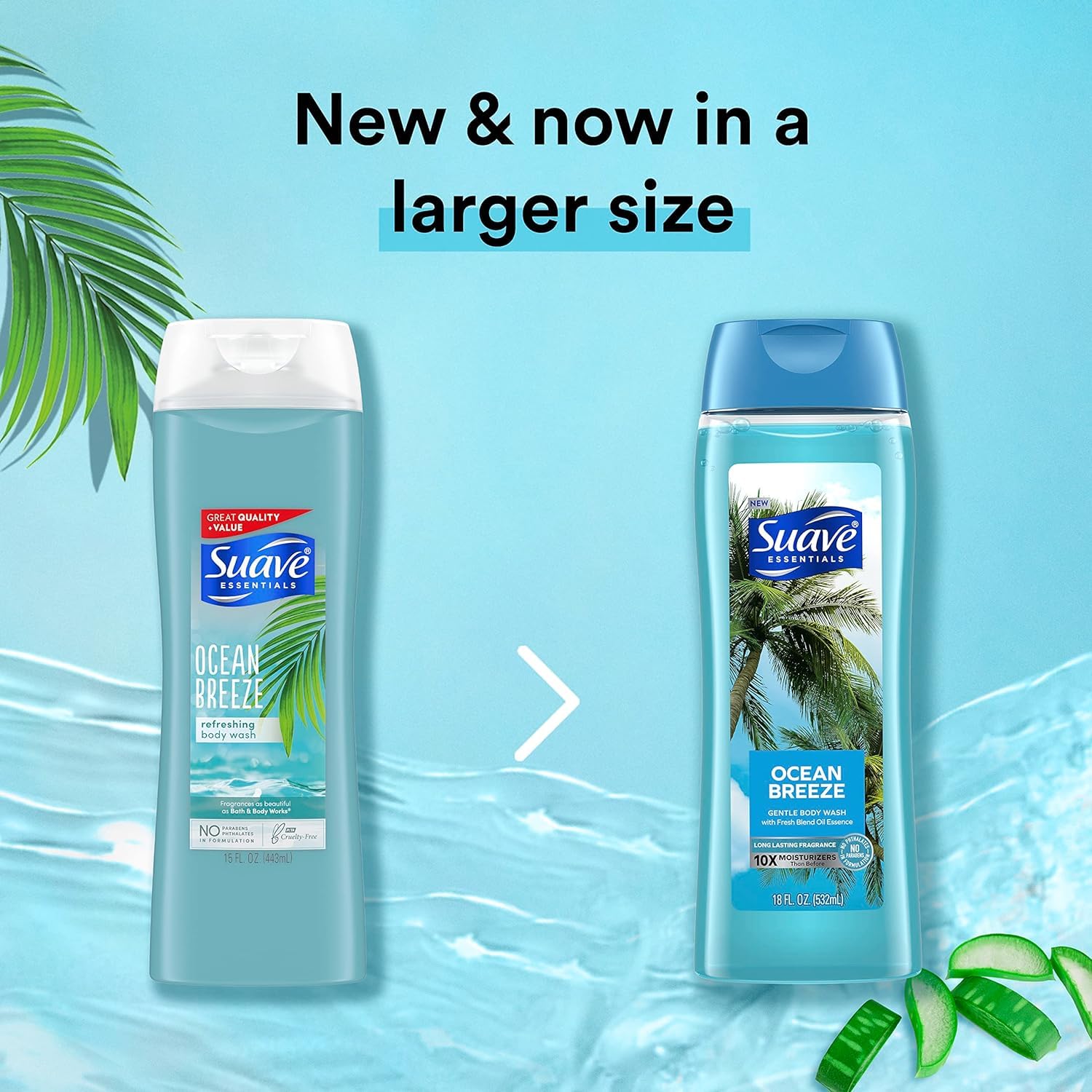 Foto 4 pulgar | Gel de Baño Suave Hidratante Ocean Breeze 532 Ml 6 Piezas - Venta Internacional