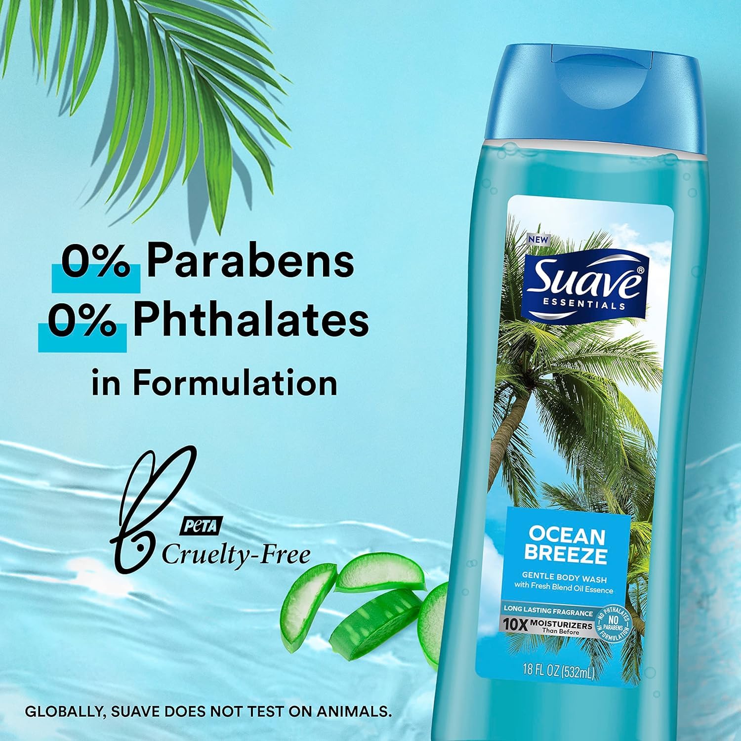 Foto 7 pulgar | Gel de Baño Suave Hidratante Ocean Breeze 532 Ml 6 Piezas - Venta Internacional