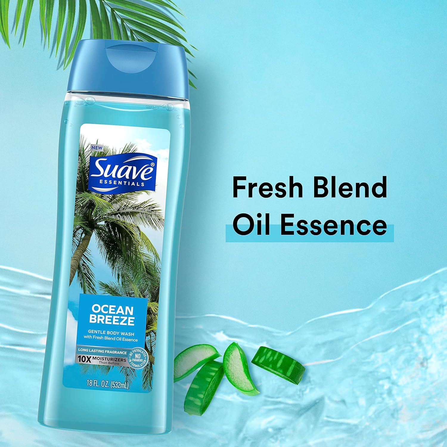 Foto 7 | Gel de Baño Suave Hidratante Ocean Breeze 532 Ml 6 Piezas - Venta Internacional