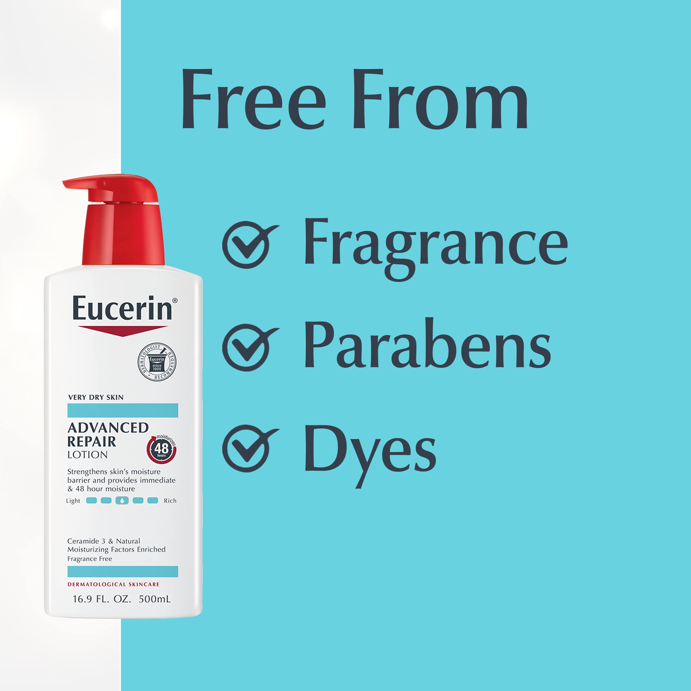 Foto 7 pulgar | Loción Corporal Eucerin Advanced Repair Para Piel Muy Seca, 500 Ml - Venta Internacional.