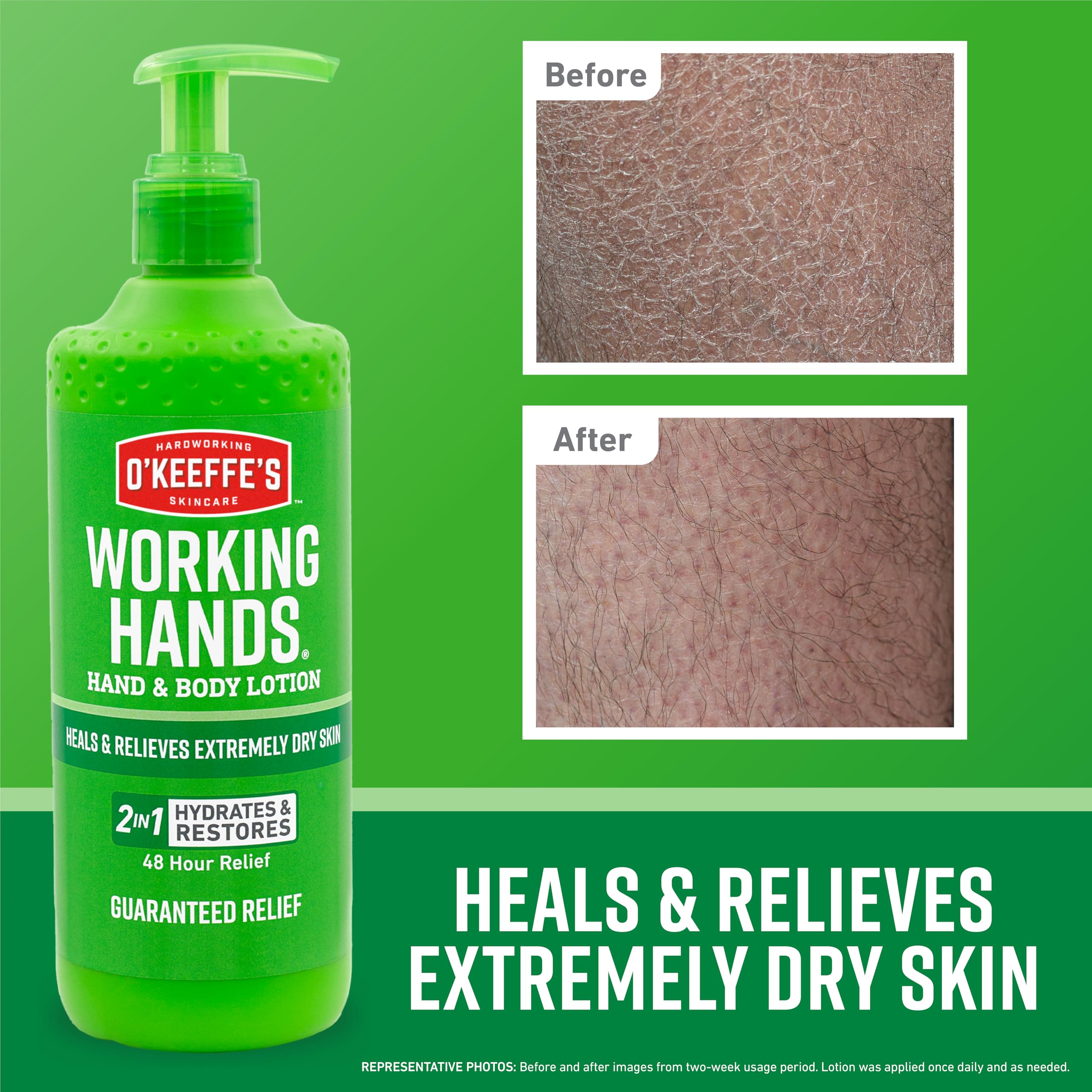 Foto 2 | Loción O'keeffe's Working Hands Hand And Body 360 Ml (paquete De 2) - Venta Internacional.