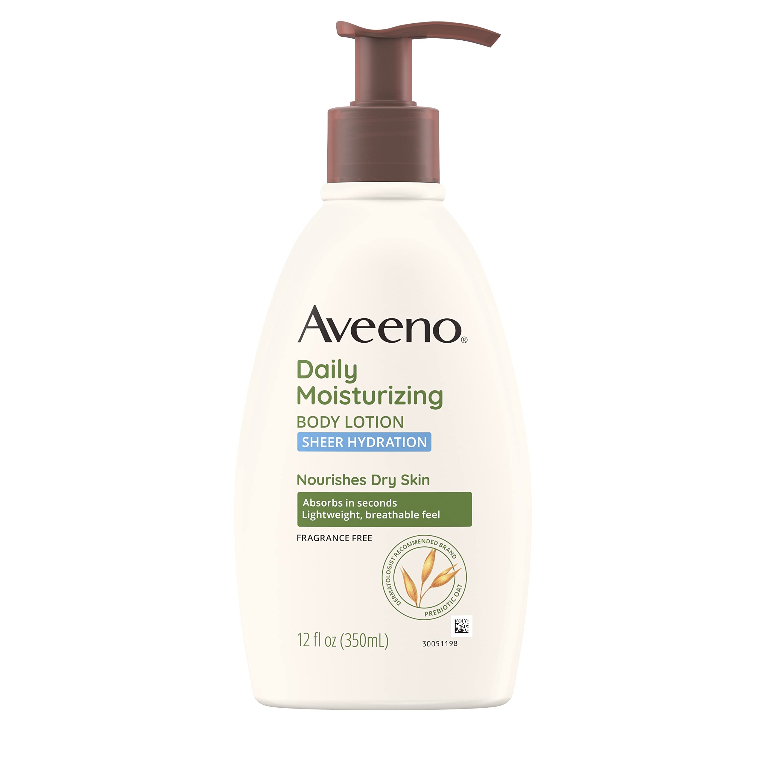 Loción Hidratante Aveeno Sheer Hydration 360 Ml Sin Fragancia - Venta Internacional.