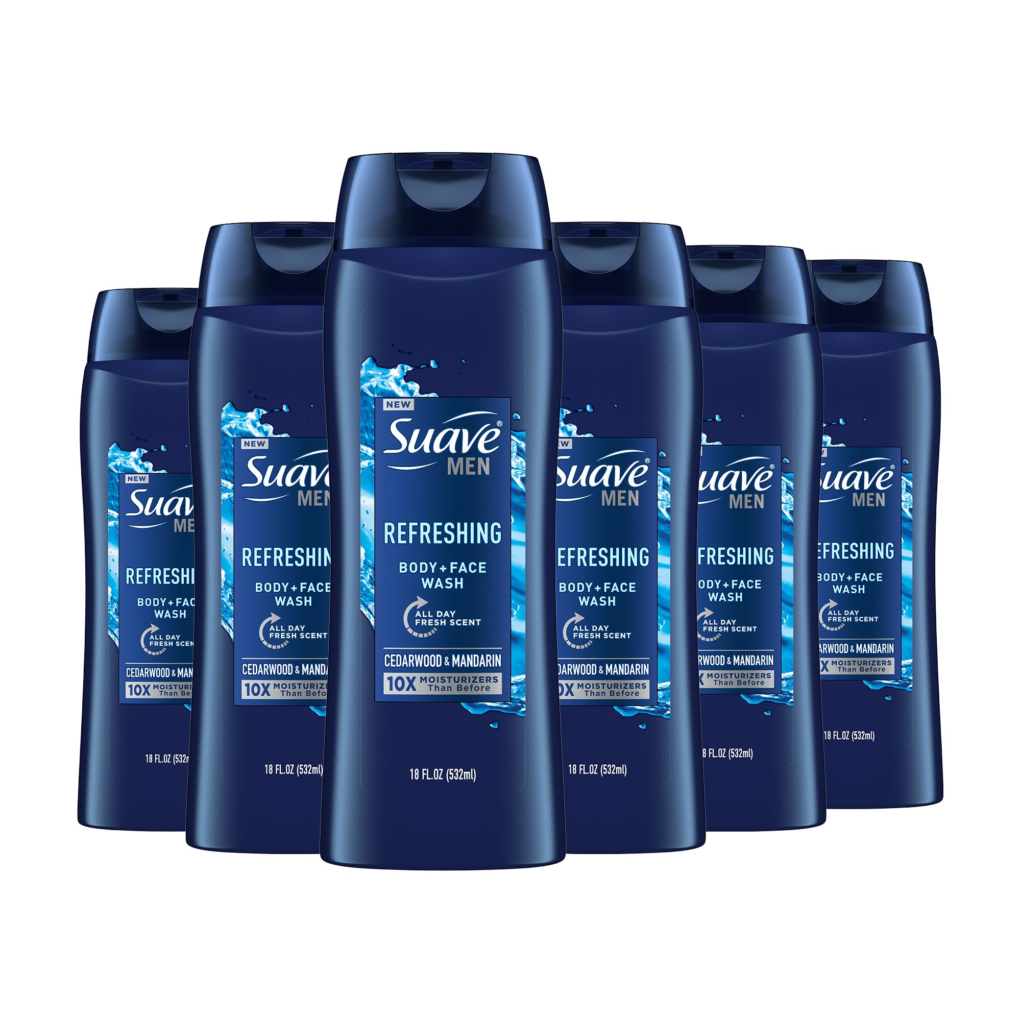 Gel de Baño Corporal y Facial Suave Men Hidratante 532 Ml 6 Piezas - Venta Internacional