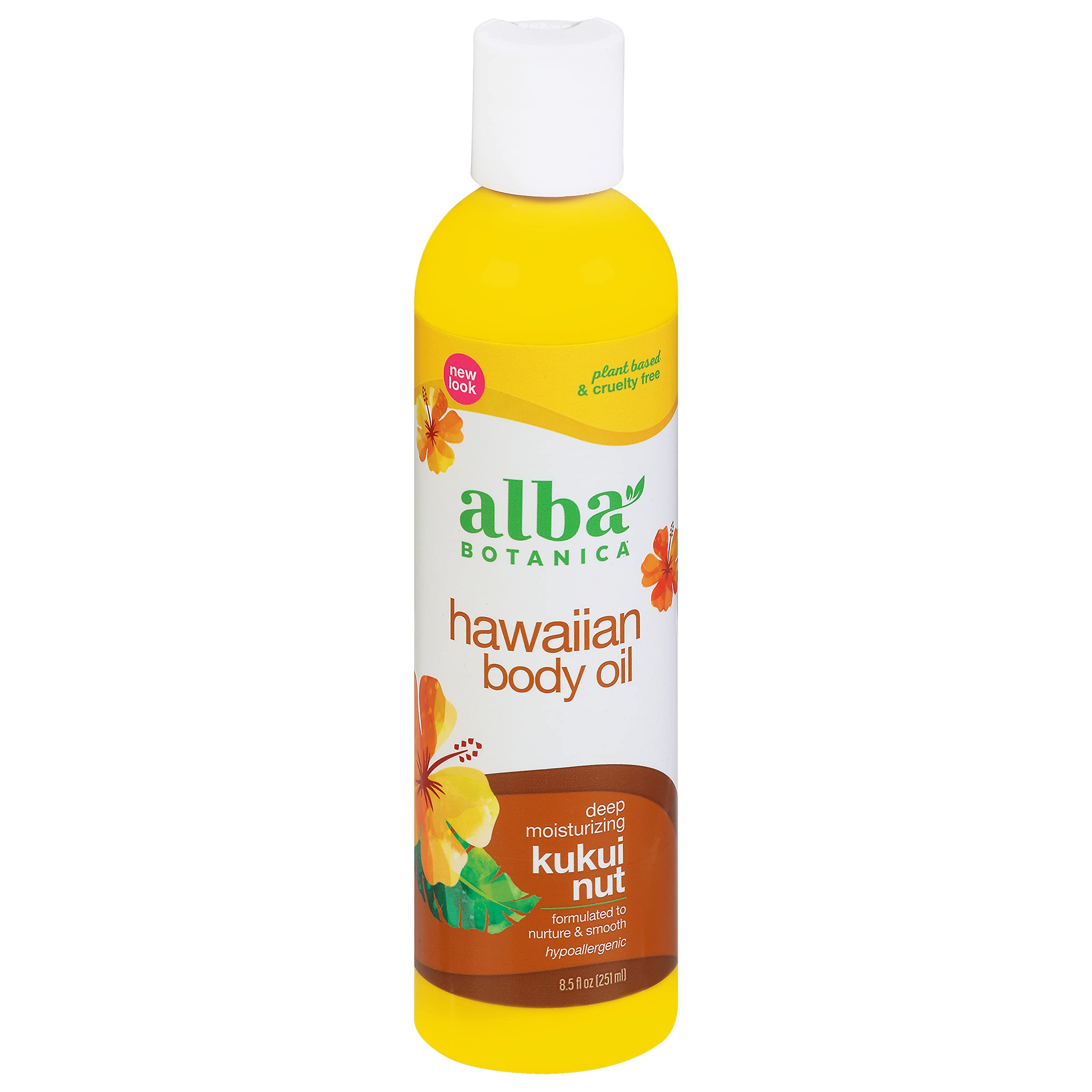 Aceite Corporal Alba Botanica Hawaiian Hidratante Profundo Con Nuez De Kukui - Venta Internacional.