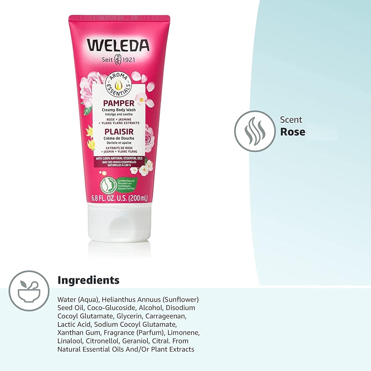 Foto 2 | Gel De Baño Weleda Aroma Essentials Pamper Creamy 200 Ml - Venta Internacional.