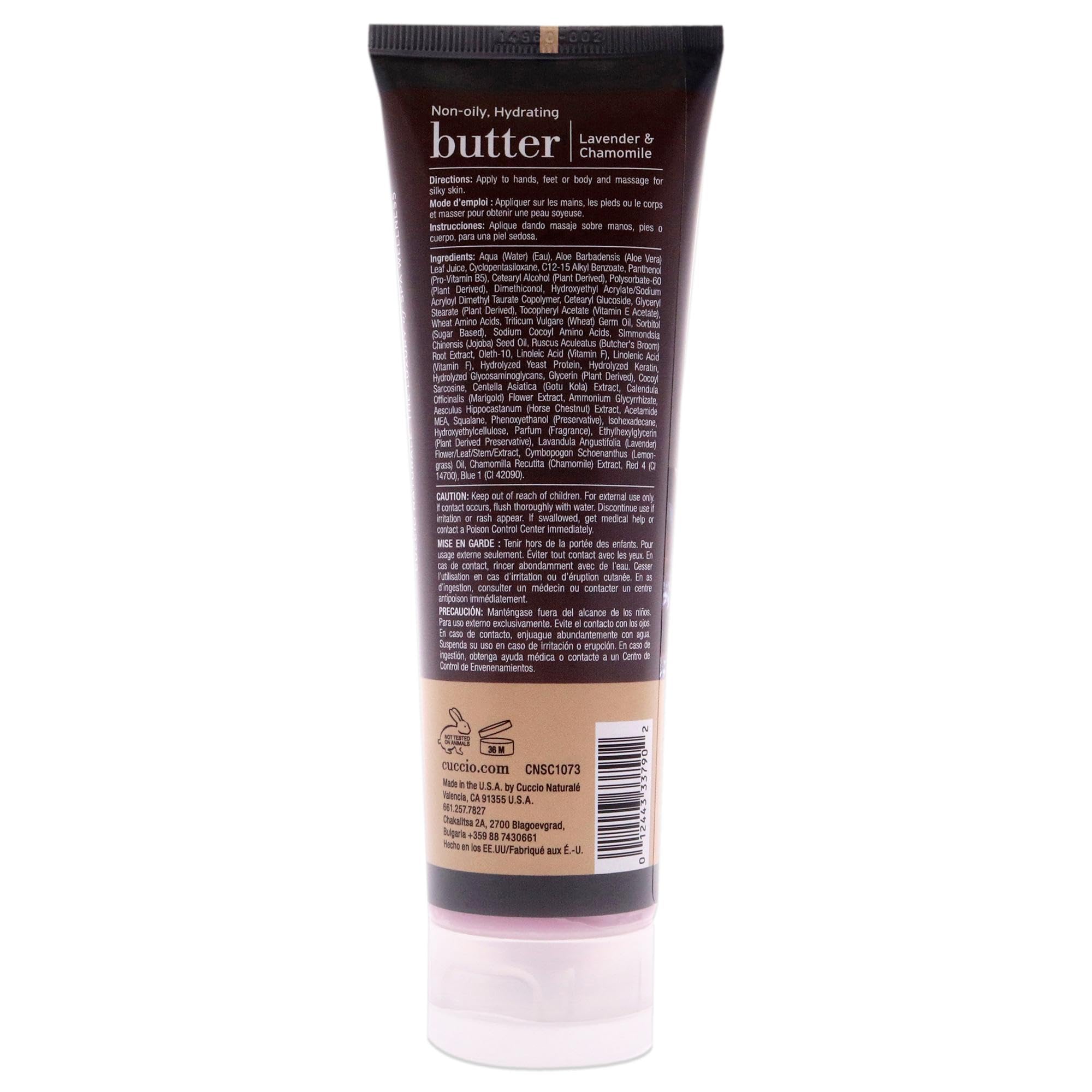 Foto 3 pulgar | Crema Corporal Cuccio Naturale Con Mezclas De Mantequilla, 120 Ml, Lavanda Y Manzanilla - Venta Internacional.