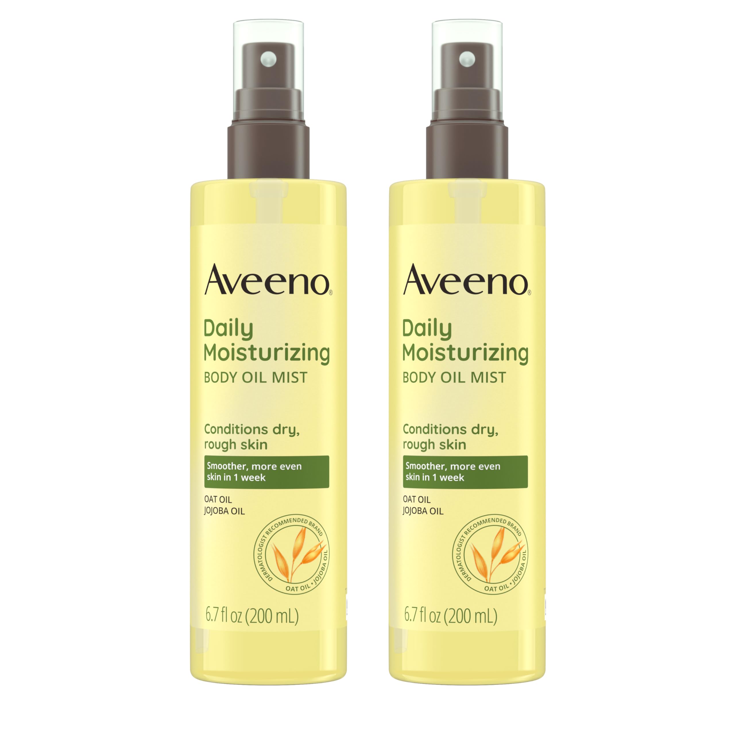 Body Oil Mist Aveeno, Hidratante Diario, 2 Unidades De 200 Ml, Paquete Doble - Venta Internacional.