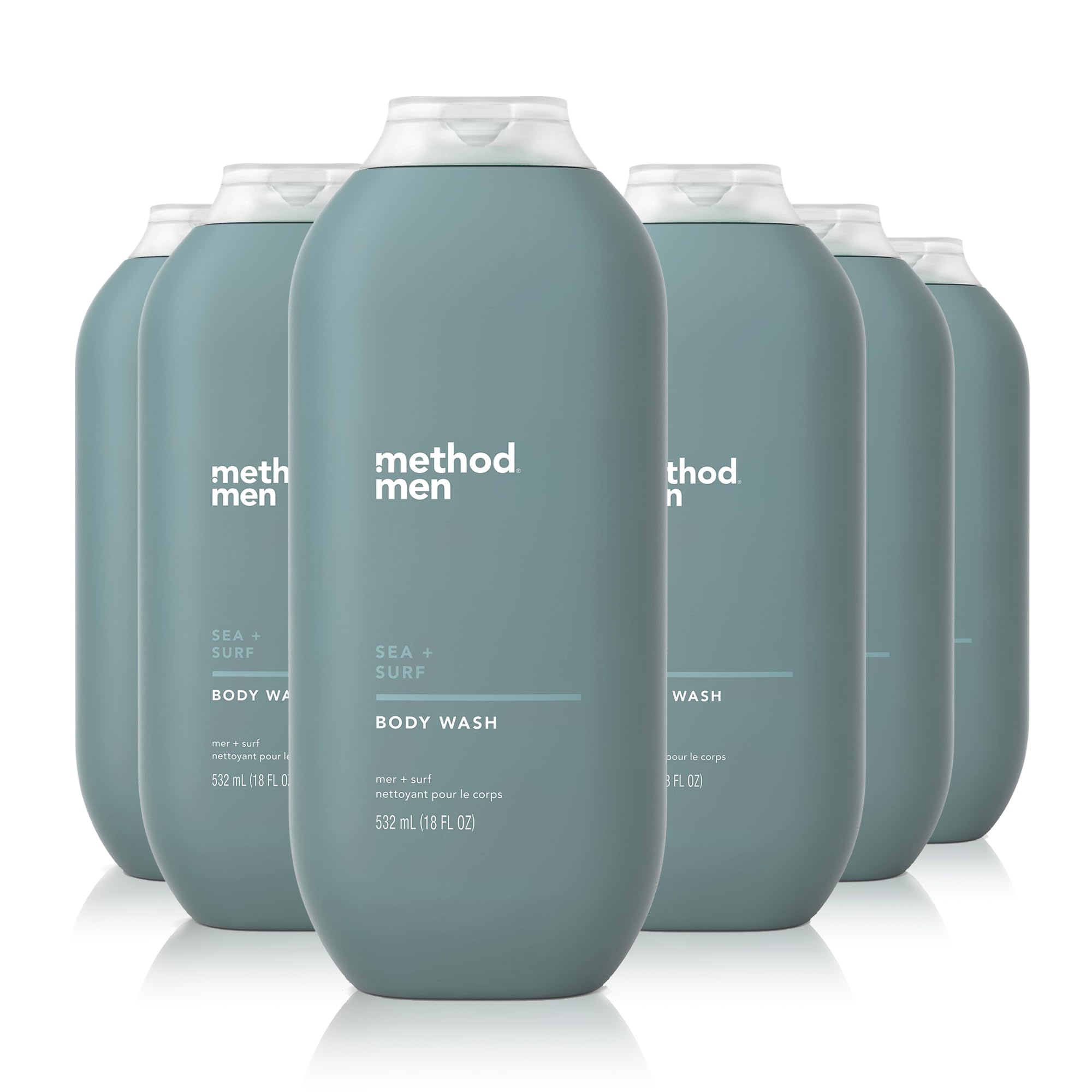 Body Wash Method Men Sea + Surf, 532 Ml (paquete De 6) - Venta Internacional.