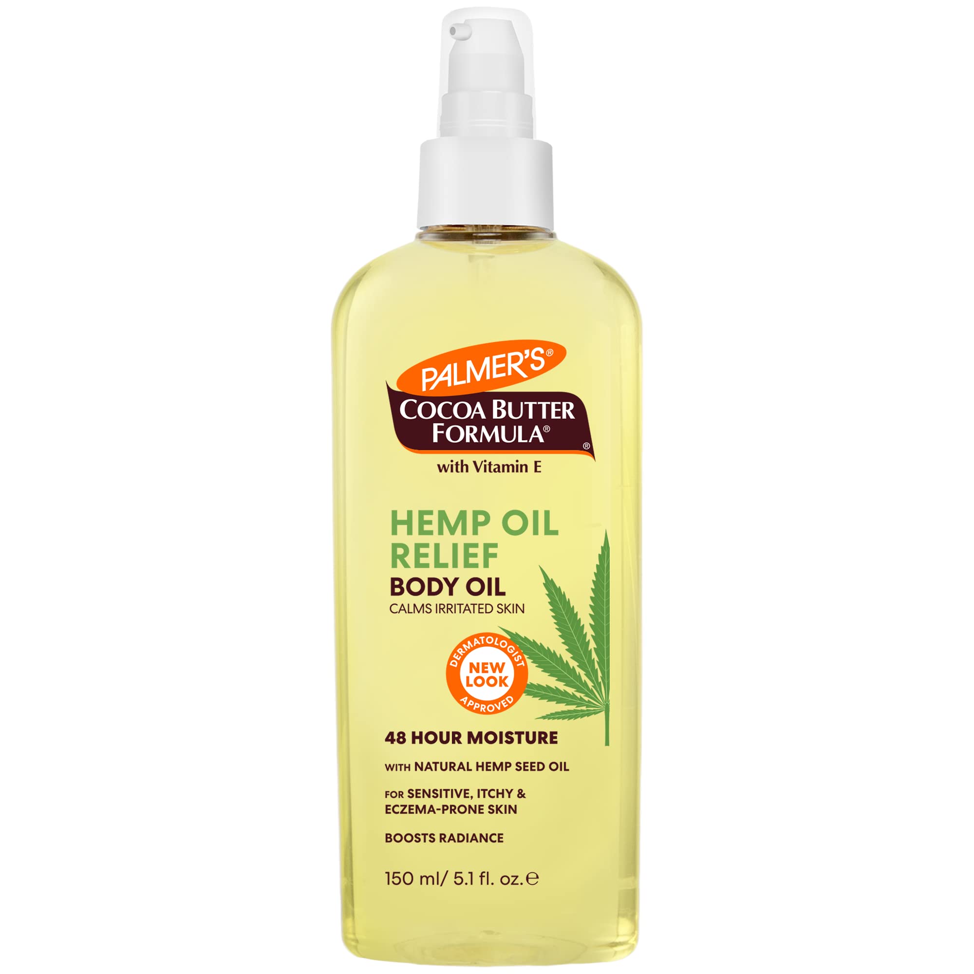 Aceite Corporal Palmer's, Manteca De Cacao, Aceite De Cáñamo, 150 Ml, Calmante - Venta Internacional.