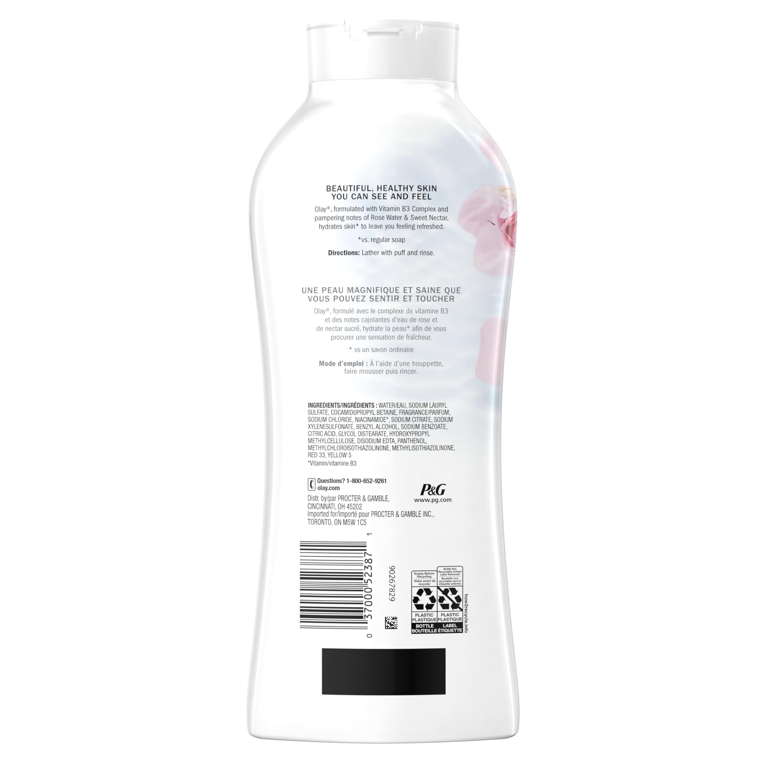 Foto 8 pulgar | Gel De Baño Olay Fresh Outlast Rose Water Para Mujer, 650 Ml (x4) - Venta Internacional.