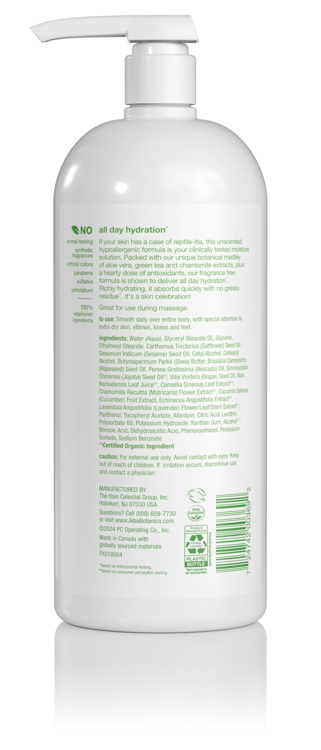 Foto 3 pulgar | Loción Hidratante Alba Botanica Daily Sensitive Skin 960ml - Venta Internacional.