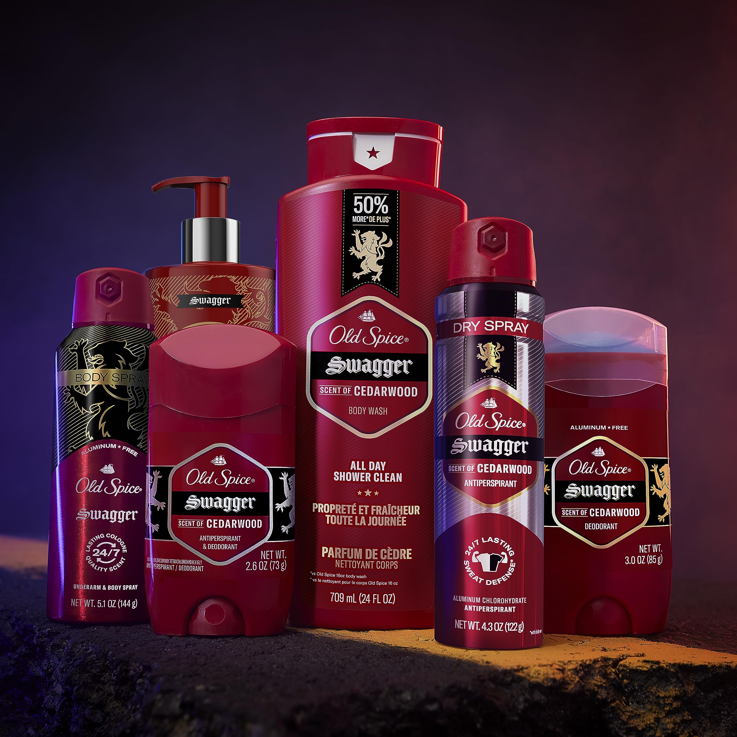 Foto 7 pulgar | Gel De Baño Old Spice Red Zone 24/7 Shower Fresh Para Hombre, 90 Ml - Venta Internacional.