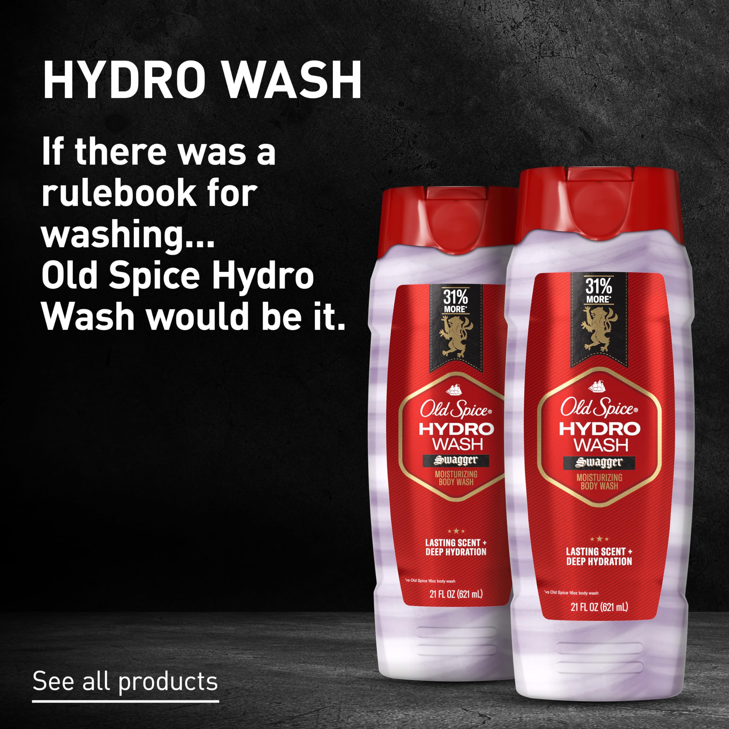 Foto 7 pulgar | Body Wash Old Spice Hidratante Hydro Wash Para Hombre, 630 Ml - Venta Internacional.