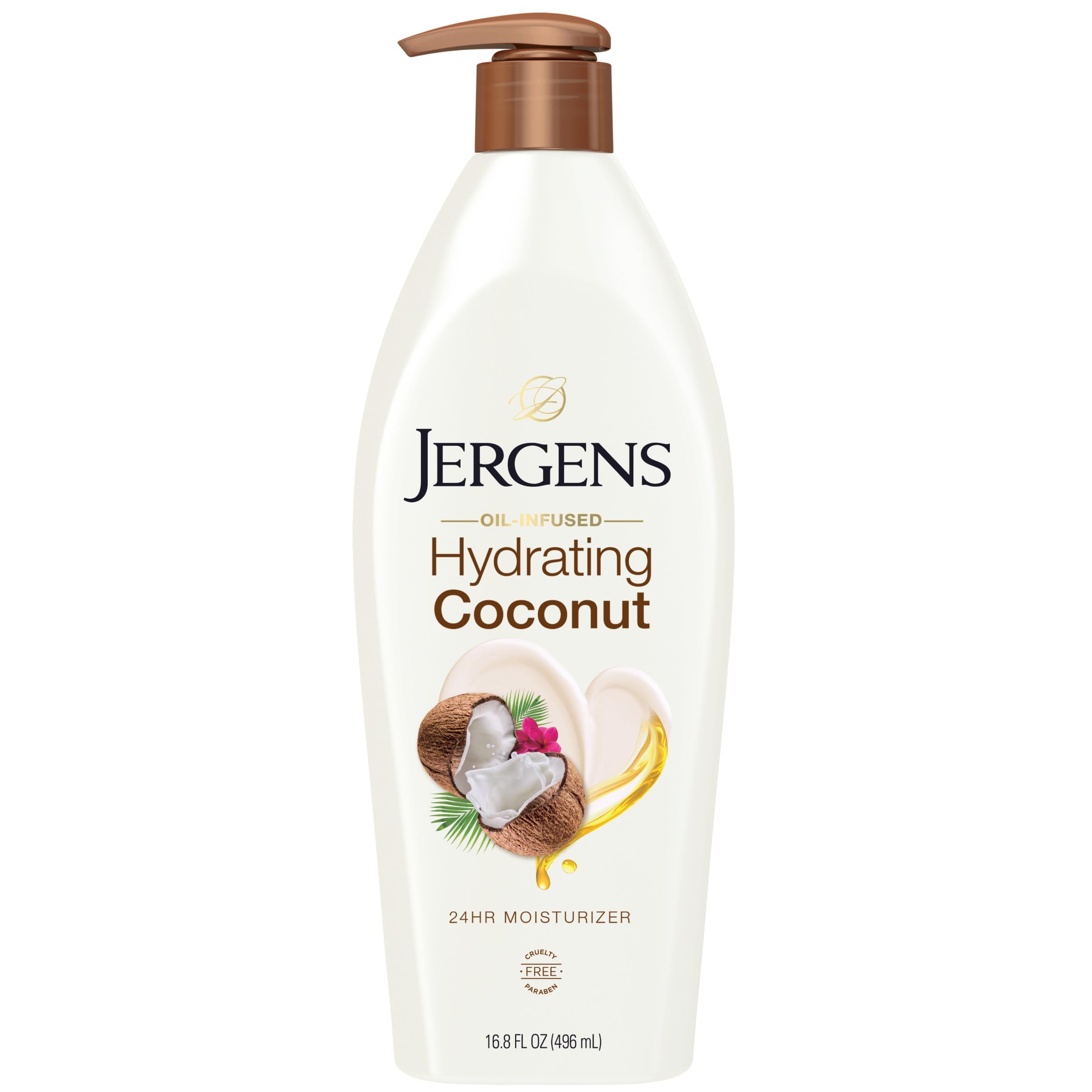 Loción Corporal Jergens Hydrating Coconut 500 Ml Para Piel Seca - Venta Internacional.
