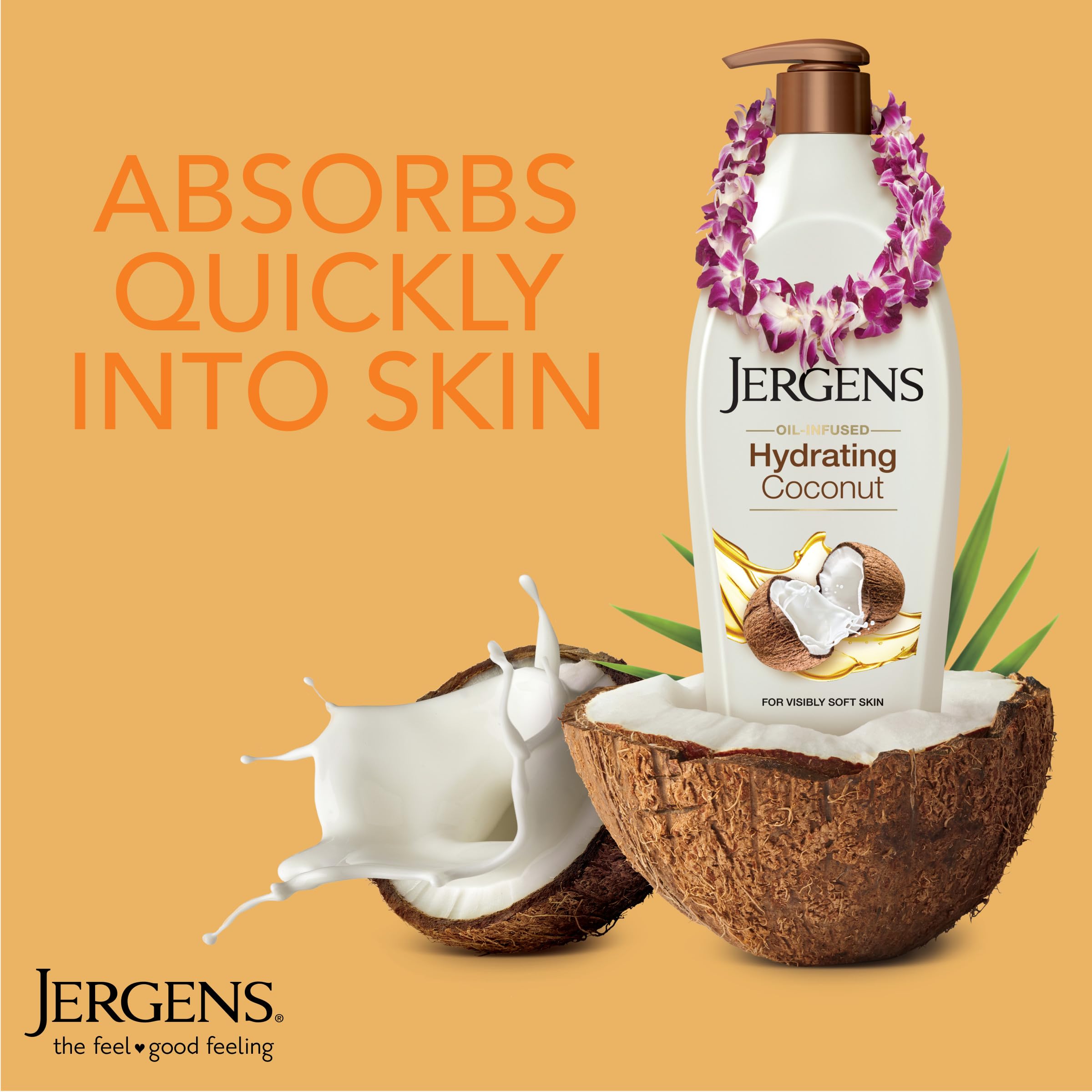 Foto 5 pulgar | Loción Corporal Jergens Hydrating Coconut 500 Ml Para Piel Seca - Venta Internacional.