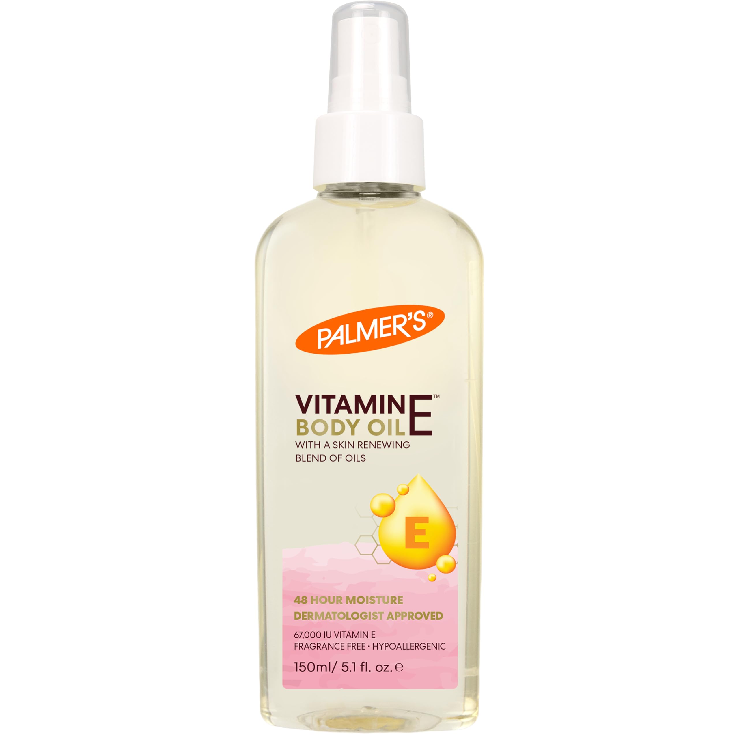 Aceite Corporal Palmer's Con Vitamina E Multiusos, 150 Ml - Venta Internacional.