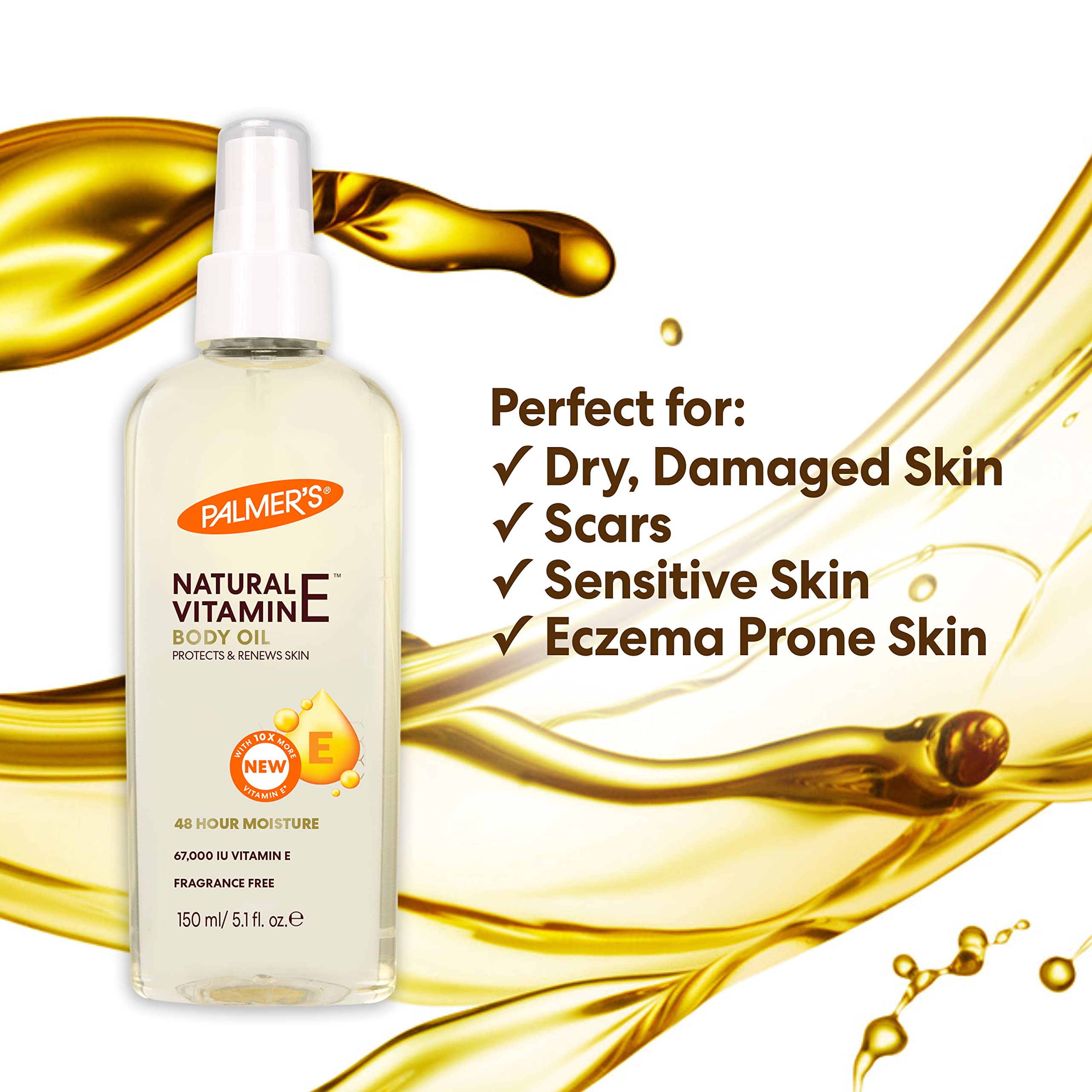 Foto 7 pulgar | Aceite Corporal Palmer's Con Vitamina E Multiusos, 150 Ml - Venta Internacional.
