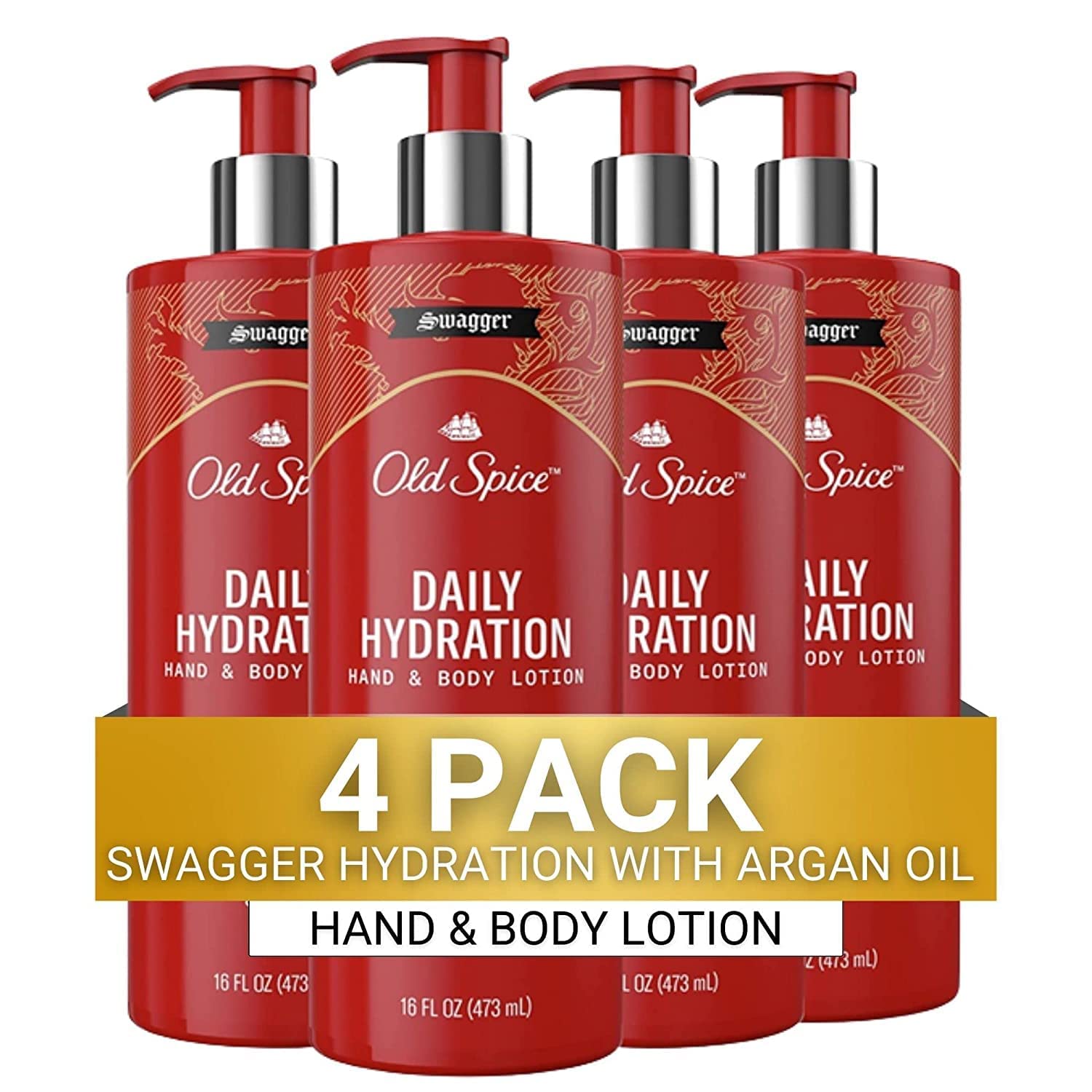 Loción Para Manos Y Cuerpo Old Spice Daily Hydration Swagger 473 Ml - Venta Internacional.