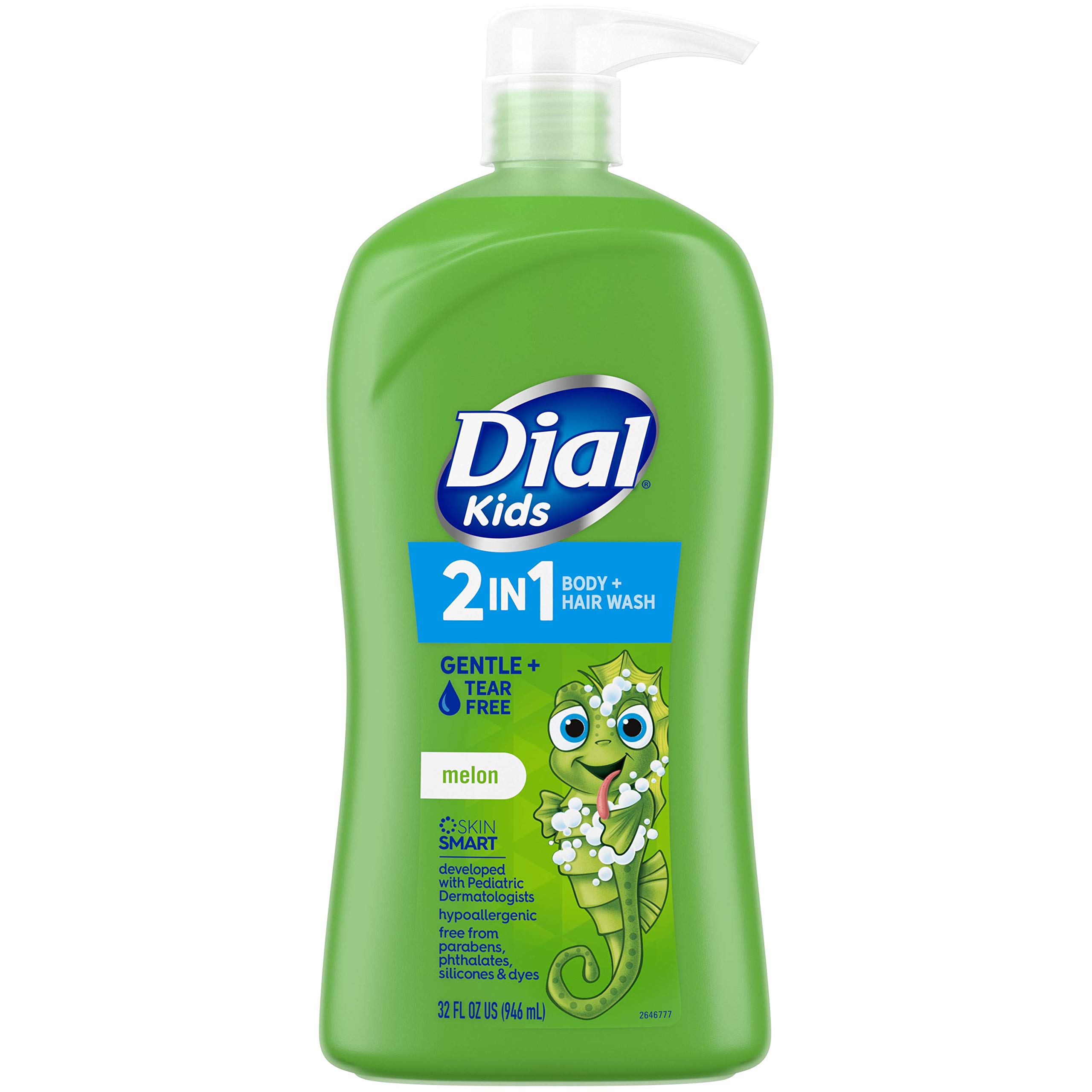 Gel De Baño Y Cabello Dial Kids Melon 946ml - Venta Internacional.