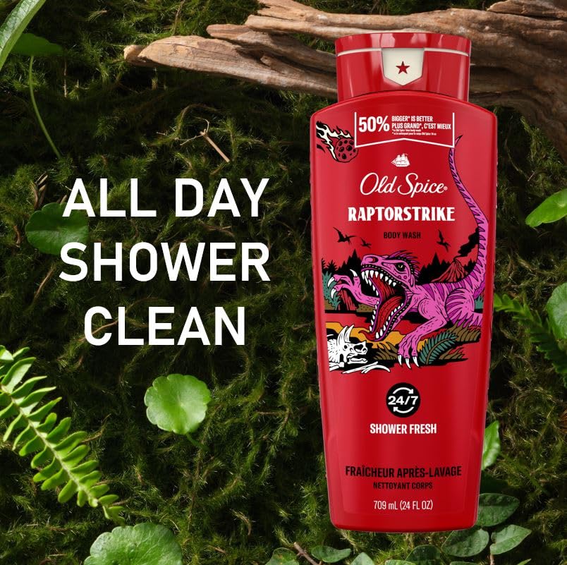 Foto 5 pulgar | Gel De Baño Old Spice Raptorstrike Para Hombre 710 Ml (paquete De 4) - Venta Internacional.
