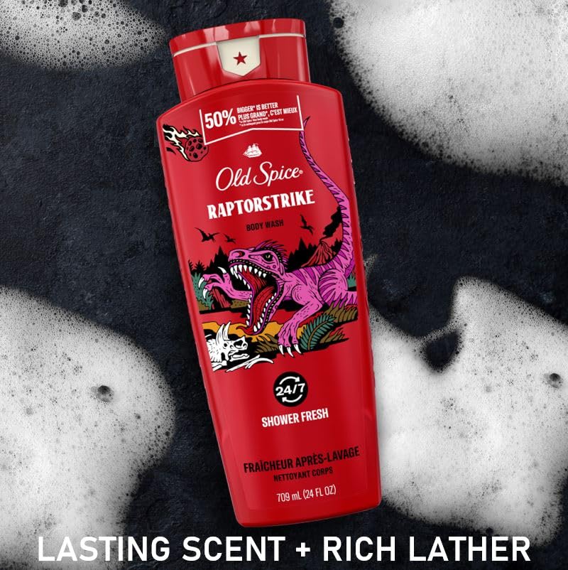 Foto 6 pulgar | Gel De Baño Old Spice Raptorstrike Para Hombre 710 Ml (paquete De 4) - Venta Internacional.