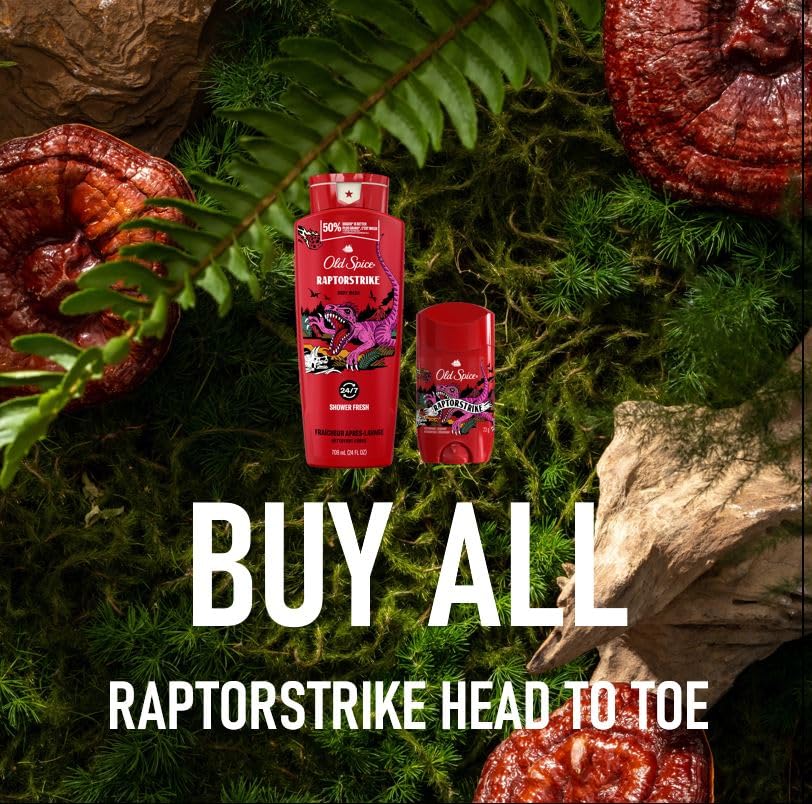 Foto 7 pulgar | Gel De Baño Old Spice Raptorstrike Para Hombre 710 Ml (paquete De 4) - Venta Internacional.