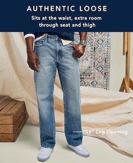 Foto 5 | Jeans Nautica Loose Fit Denim Para Hombre Pure Ocean Wash - Venta Internacional.