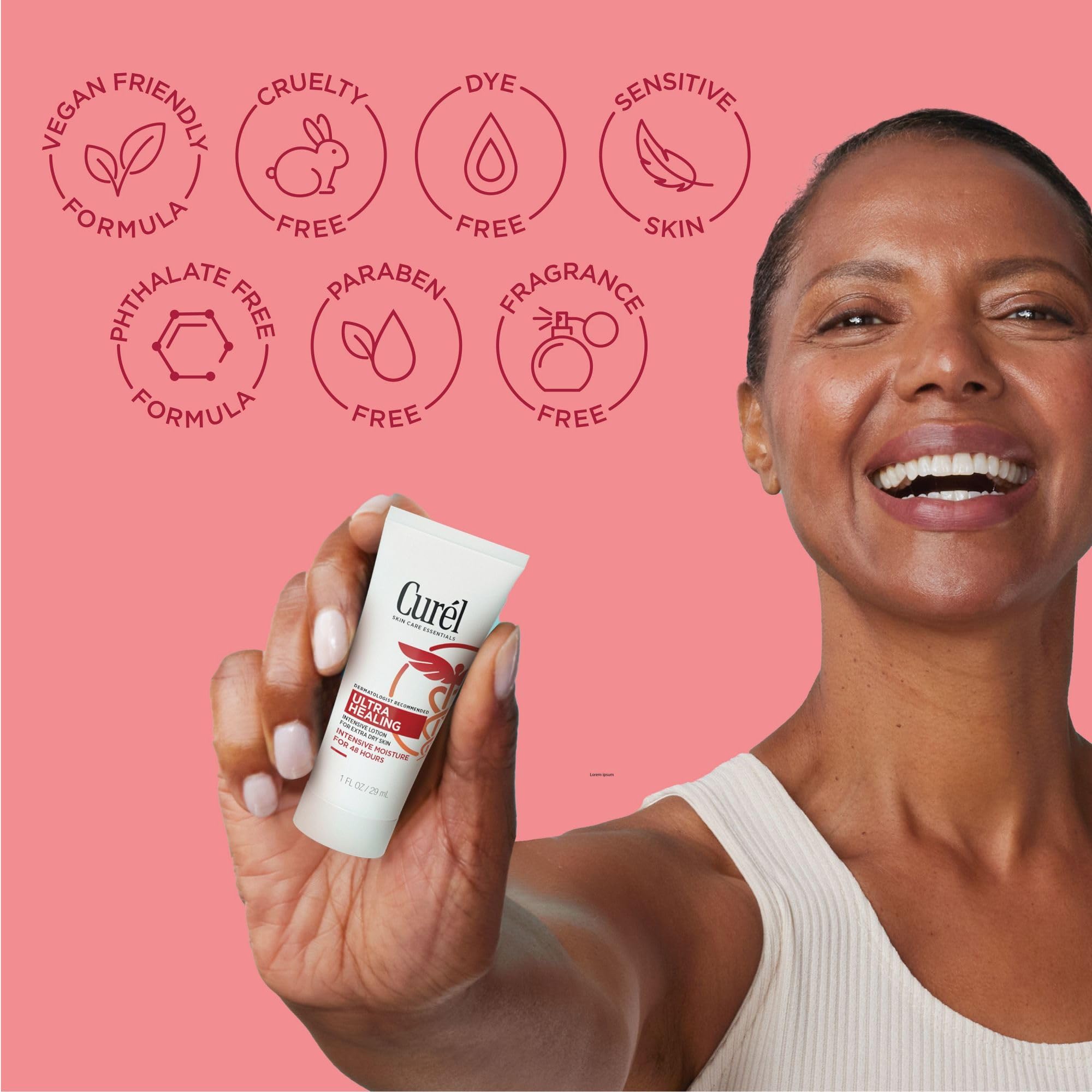 Foto 5 pulgar | Loción Curel Ultra Healing Intensive Sin Fragancia 30 Ml X30 - Venta Internacional.