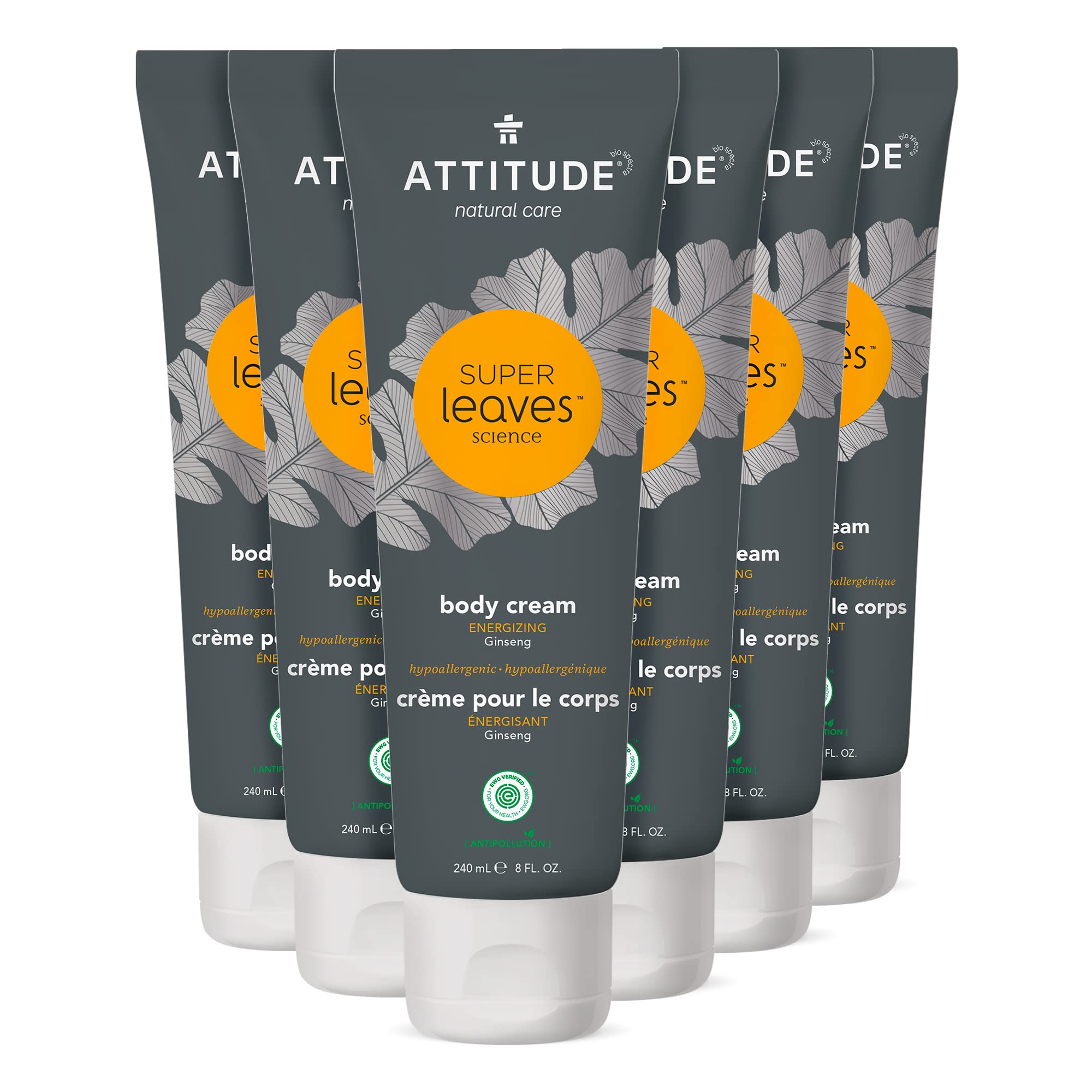 Crema Corporal Attitude Hidratue Para Piel Seca Vegana 240 Ml X6 - Venta Internacional.