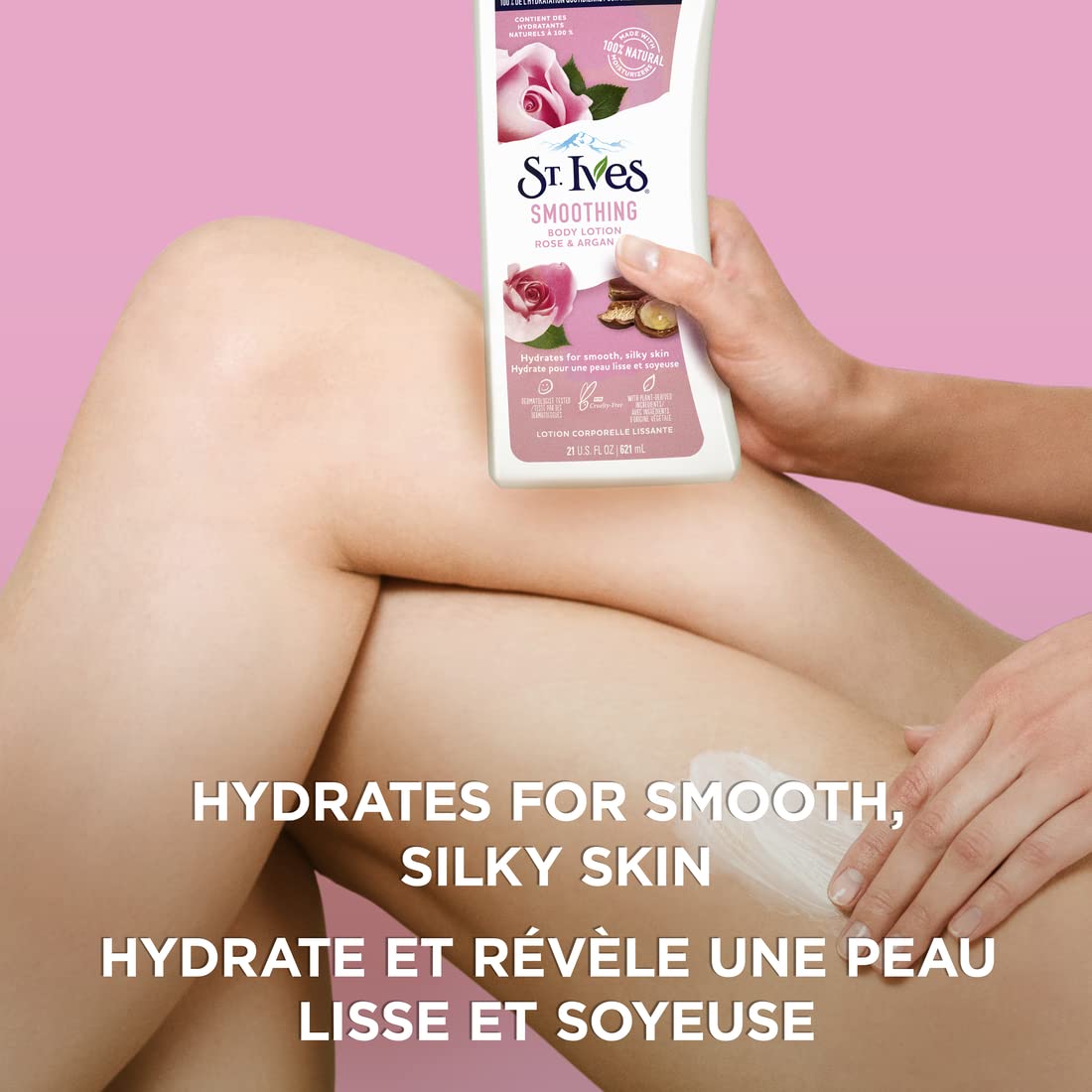 Foto 4 pulgar | Loción Suavizante Para Manos Y Cuerpo St. Ives, Aceite De Rosa Y Argán, 620 Ml - Venta Internacional.