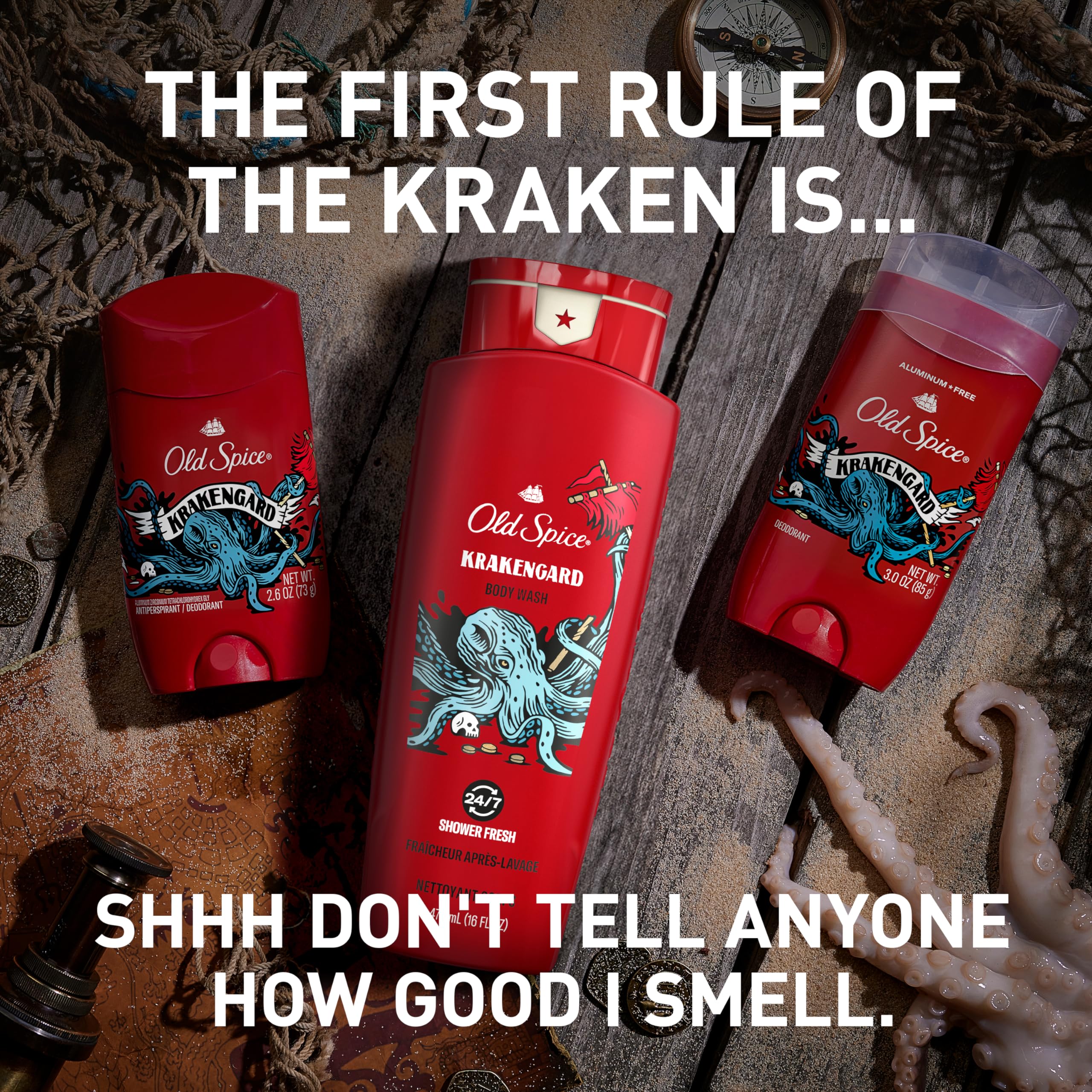 Foto 7 pulgar | Gel De Baño Old Spice Krakengard Para Hombre 710 Ml (paquete De 4) - Venta Internacional.