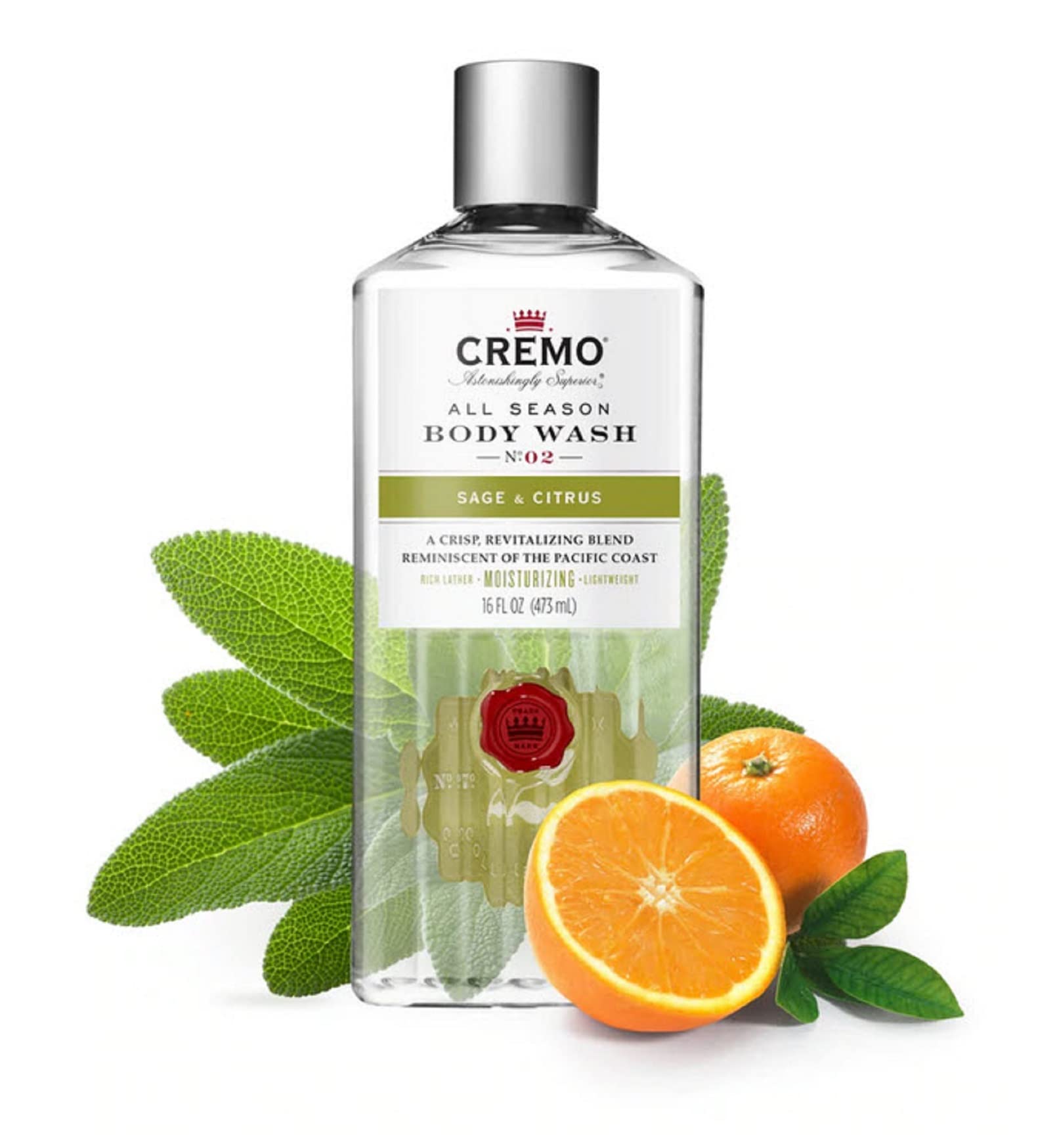 Foto 5 pulgar | Crema De Baño Rica En Espuma Con Salvia Y Cítricos, 480 Ml (paquete De 2) - Venta Internacional.