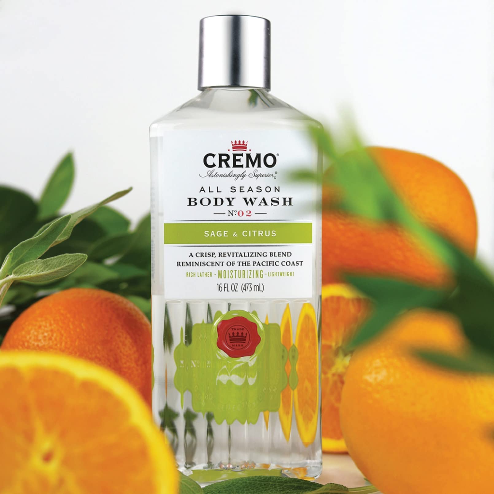Foto 8 pulgar | Crema De Baño Rica En Espuma Con Salvia Y Cítricos, 480 Ml (paquete De 2) - Venta Internacional.