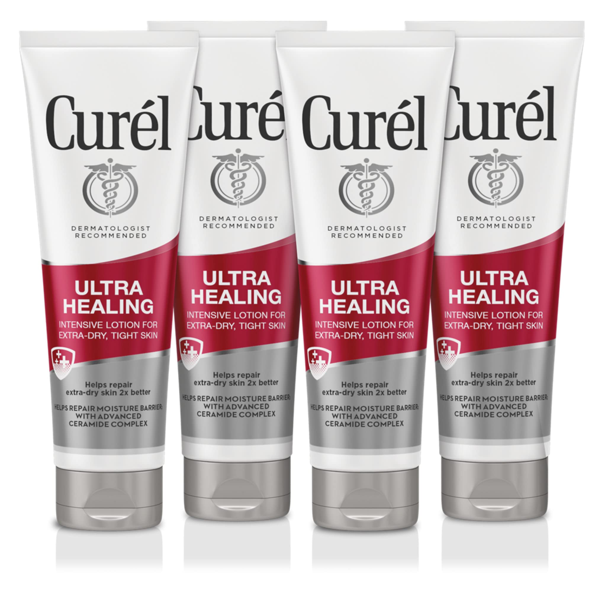 Loción Curel Ultra Healing Intensive Sin Fragancia 75 Ml X4 - Venta Internacional.