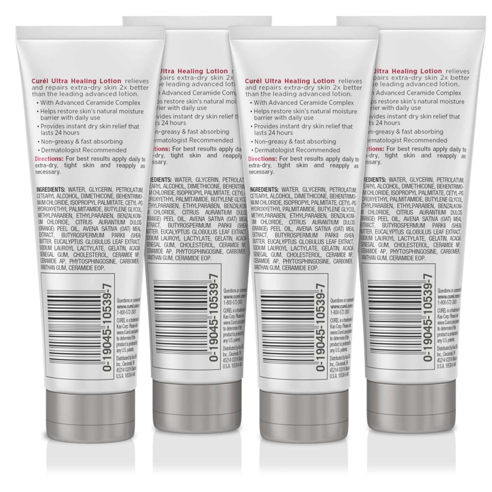 Foto 8 pulgar | Loción Curel Ultra Healing Intensive Sin Fragancia 75 Ml X4 - Venta Internacional.