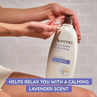 Foto 2 | Loción Corporal Aveeno Stress Relief Hidratante 975 Ml Para Piel Seca - Venta Internacional.