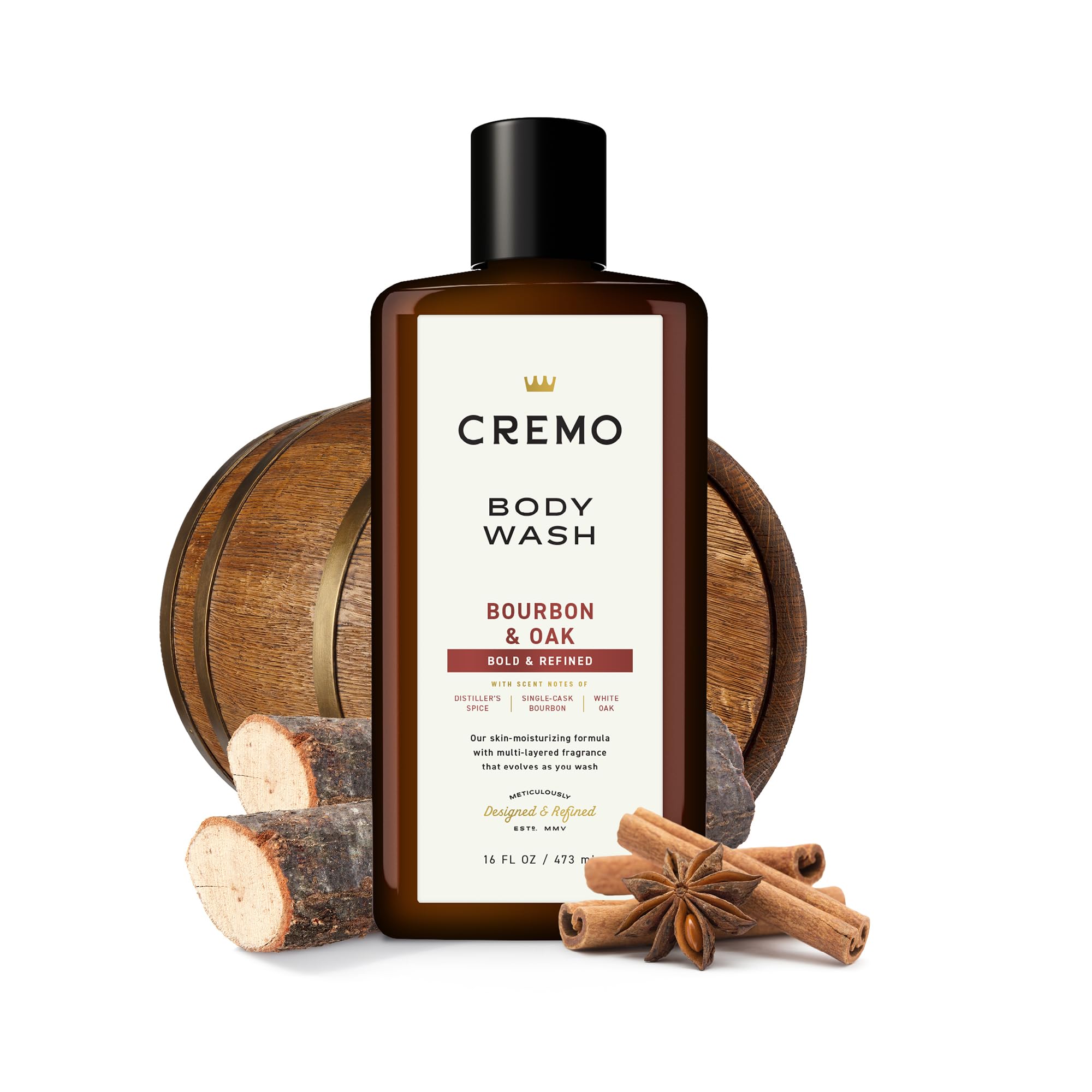 Foto 5 pulgar | Gel de Baño Cremo Rich-Lathering Bourbon & Oak 473 ml para Hombre - Venta Internacional
