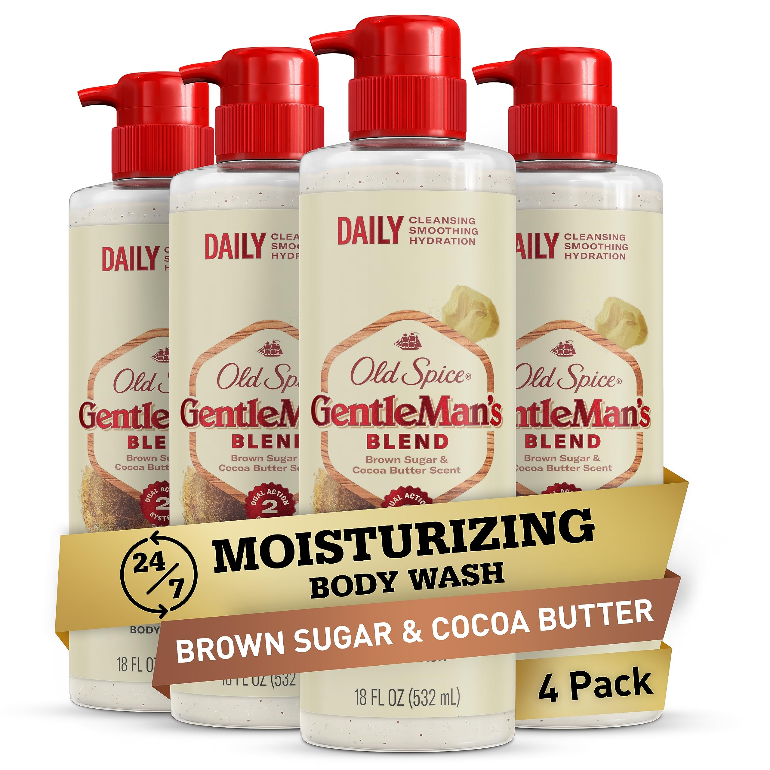 Gel de Baño Exfoliante Old Spice 532 ml 4 Piezas - Venta Internacional