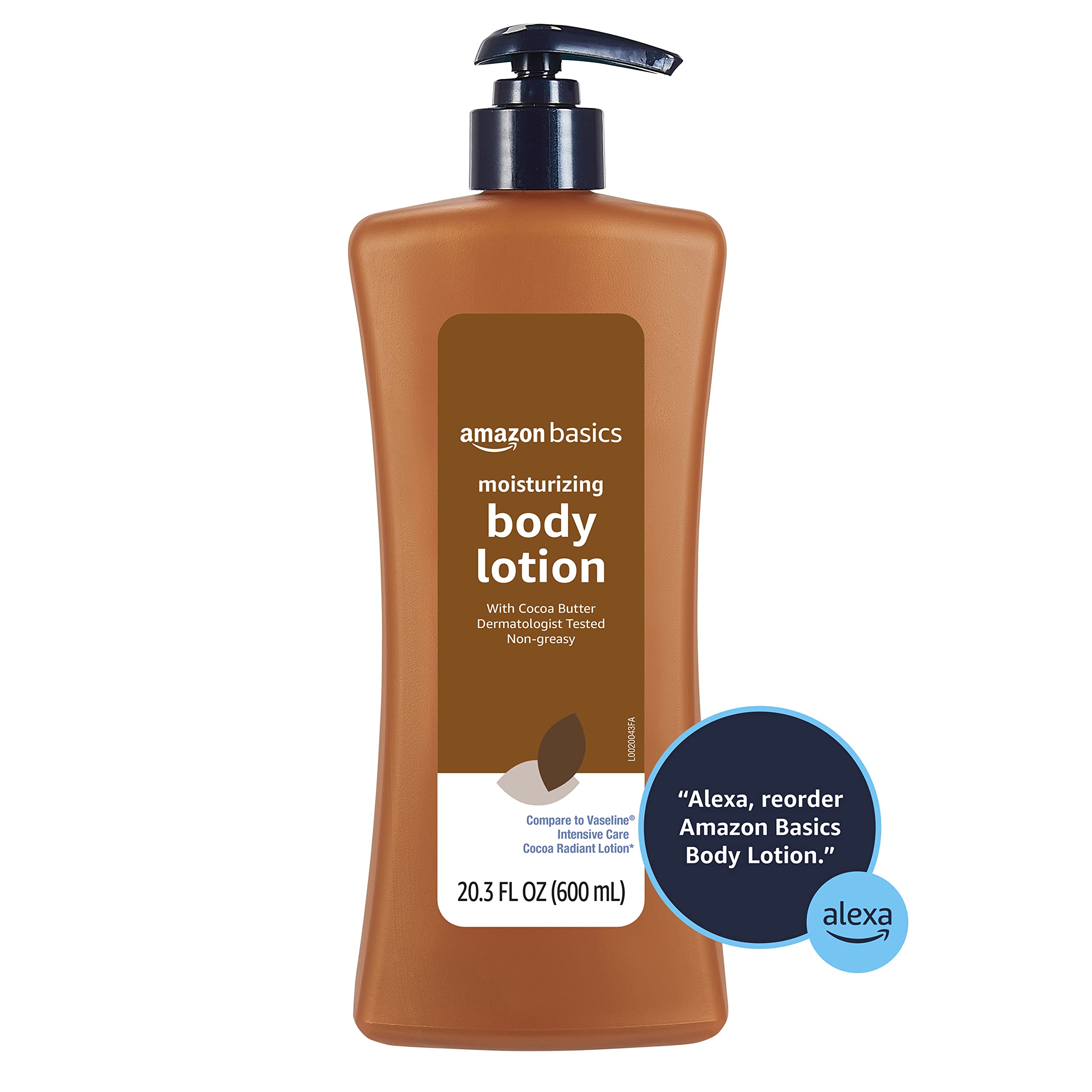 Foto 3 pulgar | Loción Corporal Amazon Basics Con Manteca De Cacao 600 Ml - Venta Internacional.