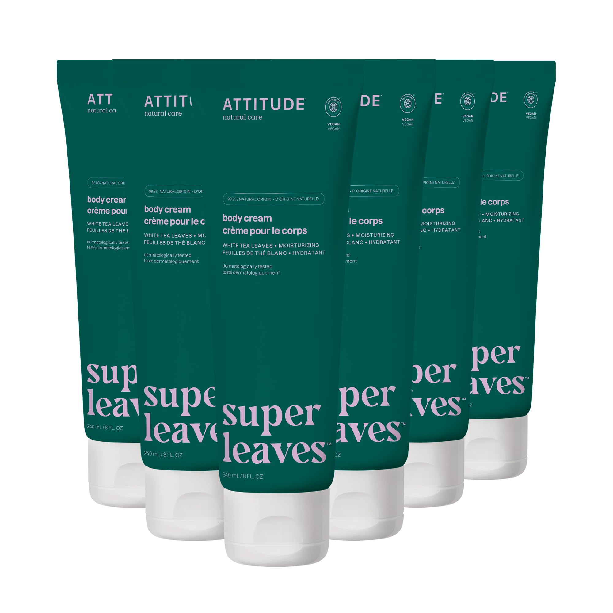 Crema Corporal Attitude Hidratue Para Piel Seca Vegana 240 Ml X6 - Venta Internacional.