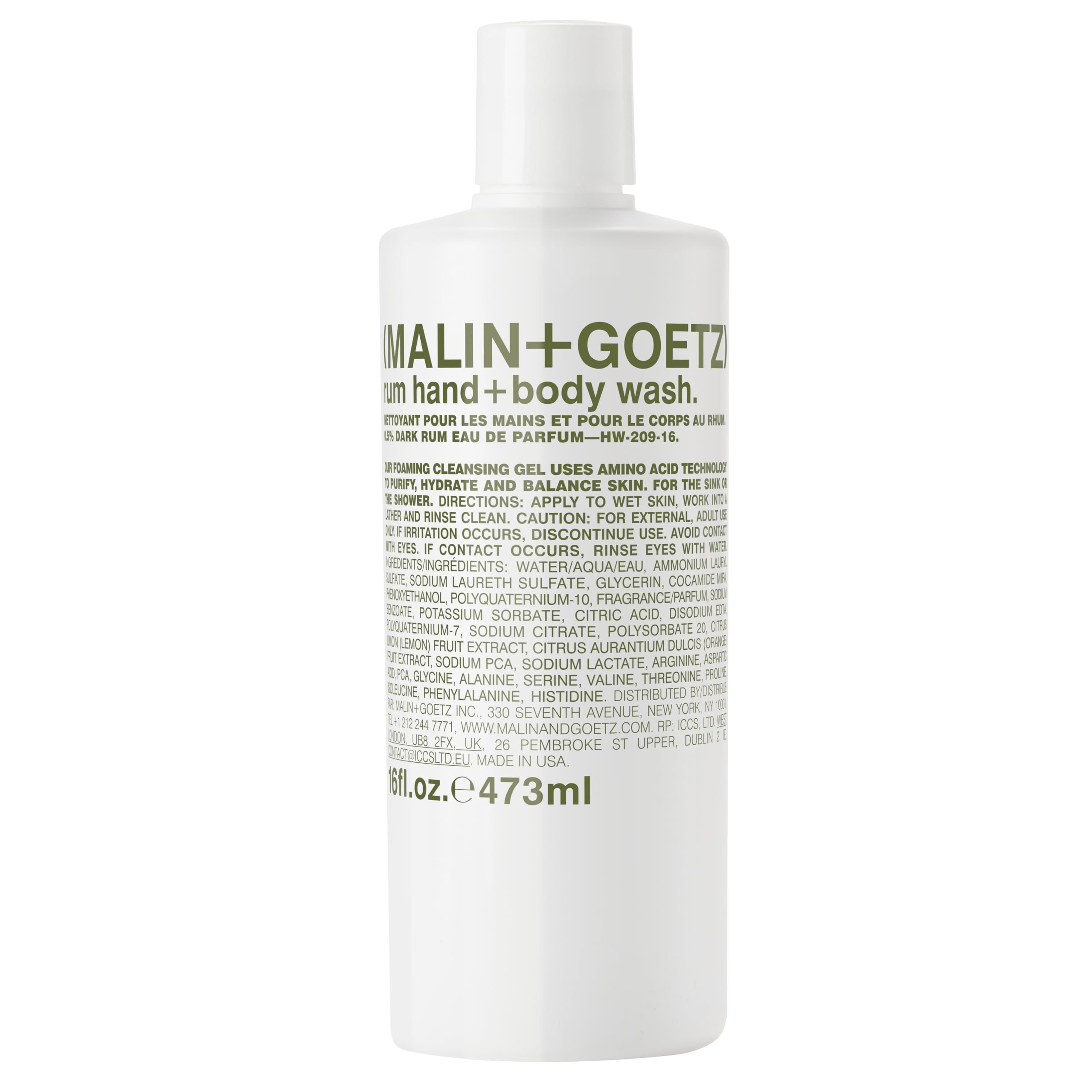 Foto 2 pulgar | Gel de Baño para Manos y Cuerpo Malin+goetz Rum 473 ml Unisex - Venta Internacional