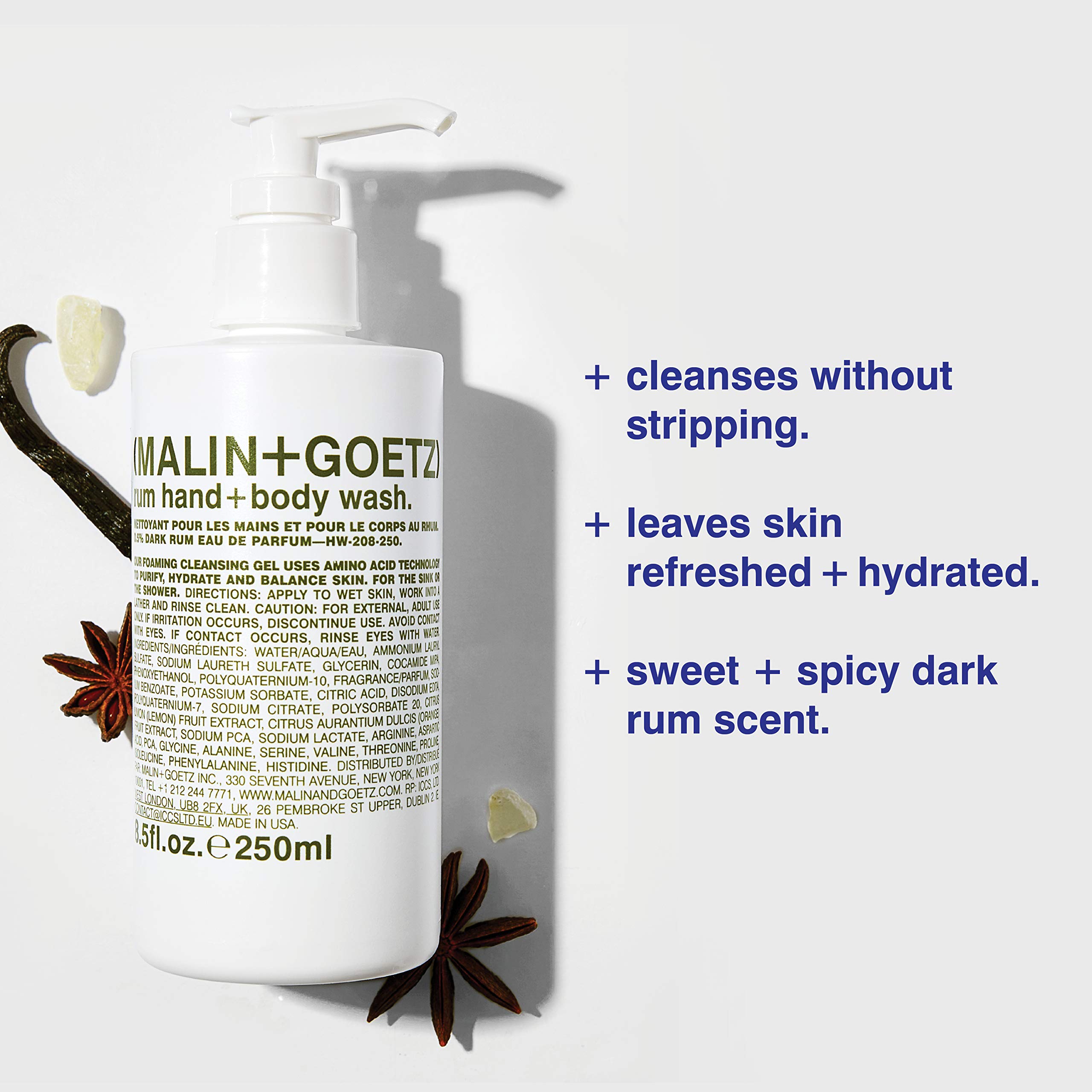Foto 5 pulgar | Gel de Baño para Manos y Cuerpo Malin+goetz Rum 473 ml Unisex - Venta Internacional