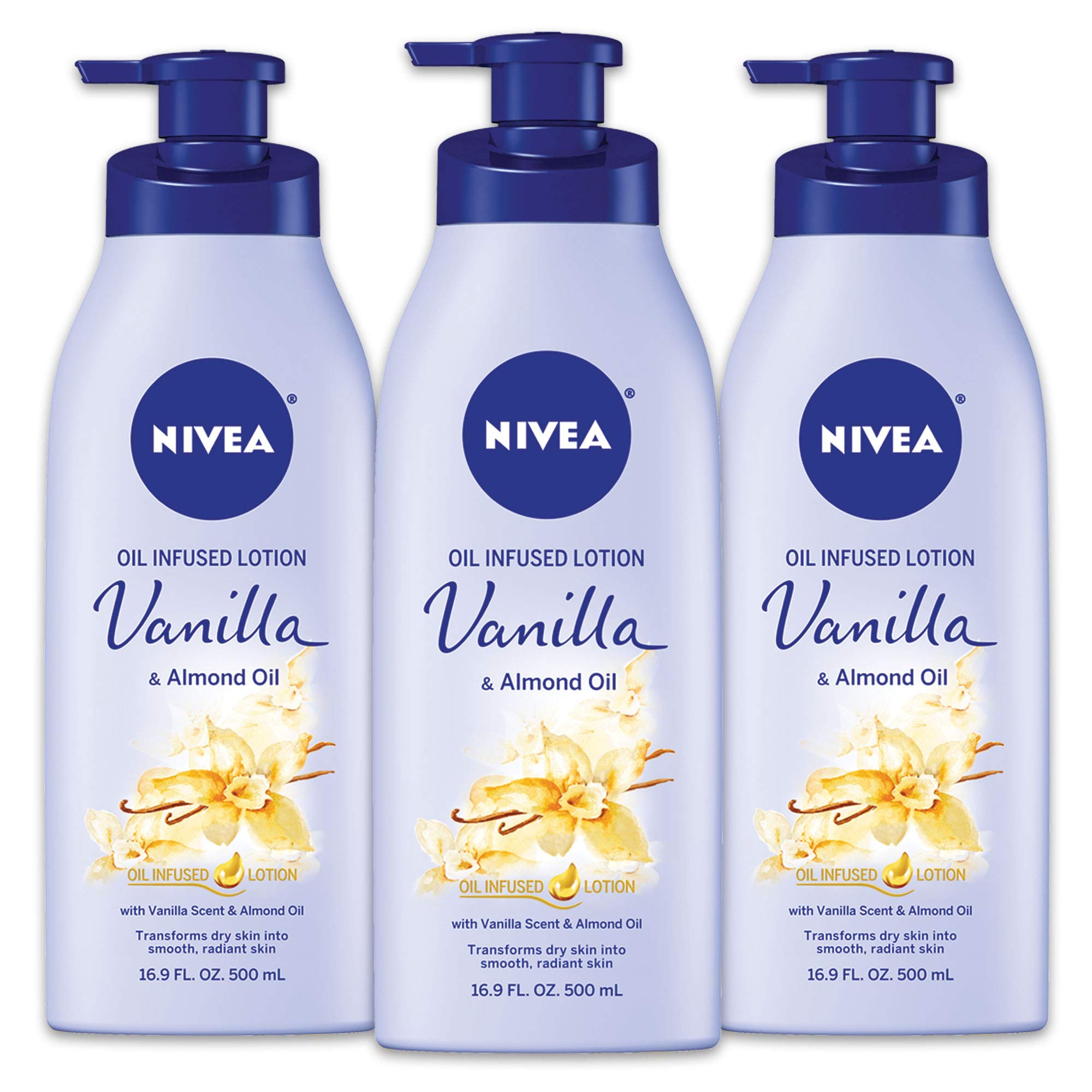 Foto 2 pulgar | Loción Corporal Nivea Con Aceite De Vainilla Y Almendras, 500 Ml - Venta Internacional.