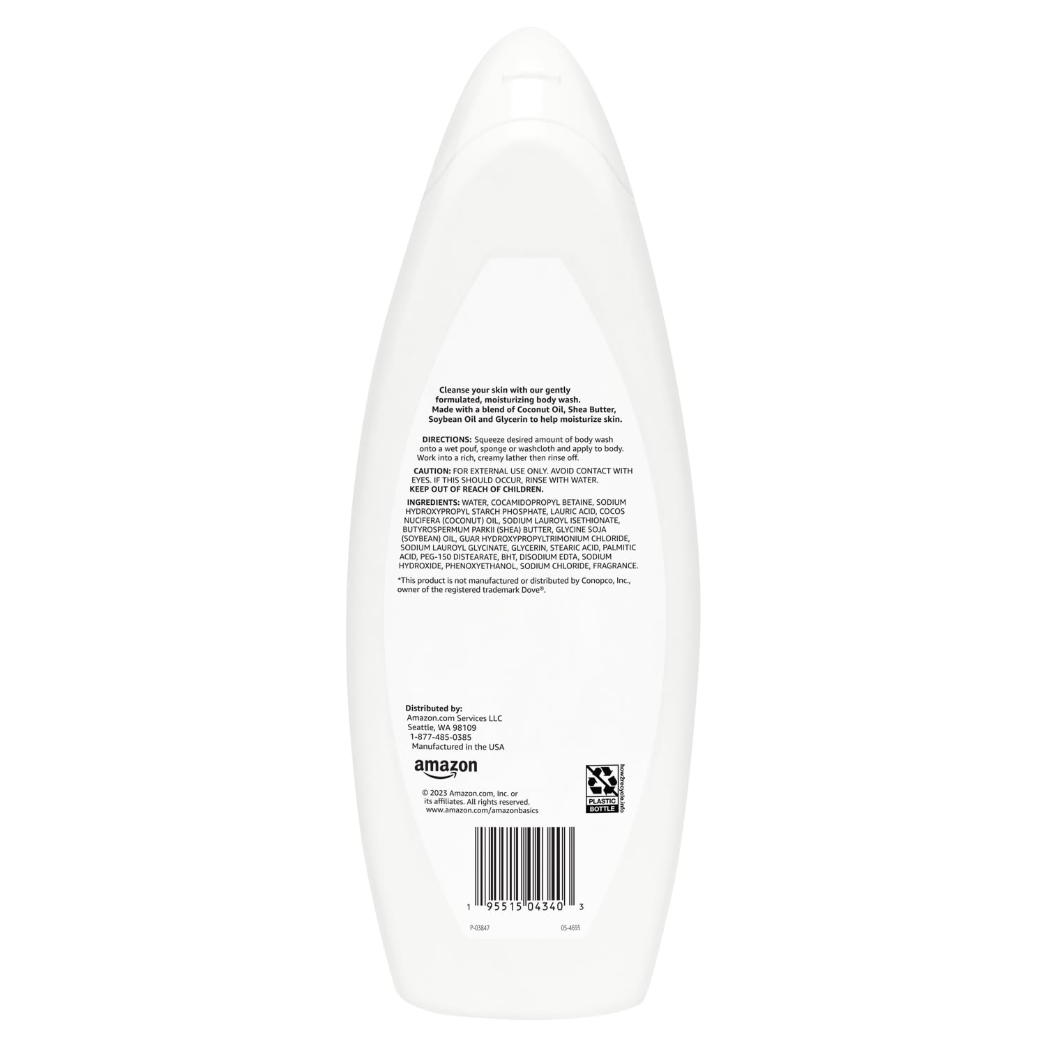 Foto 3 pulgar | Gel De Baño Amazon Basics Hidratante De 650 Ml, Paquete De 1 - Venta Internacional.