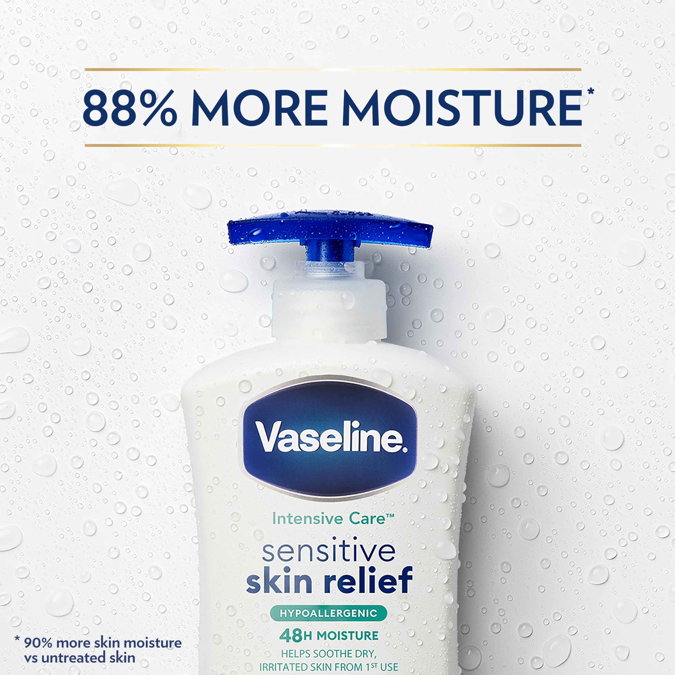 Foto 3 pulgar | Loción Corporal Vaseline Intensive Care Sensitive Skin Relief 4x - Venta Internacional.