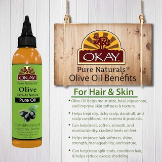 Foto 2 | Olive Oil Okay 100% Puro Para Piel Y Cabello, 118 Ml - Venta Internacional.
